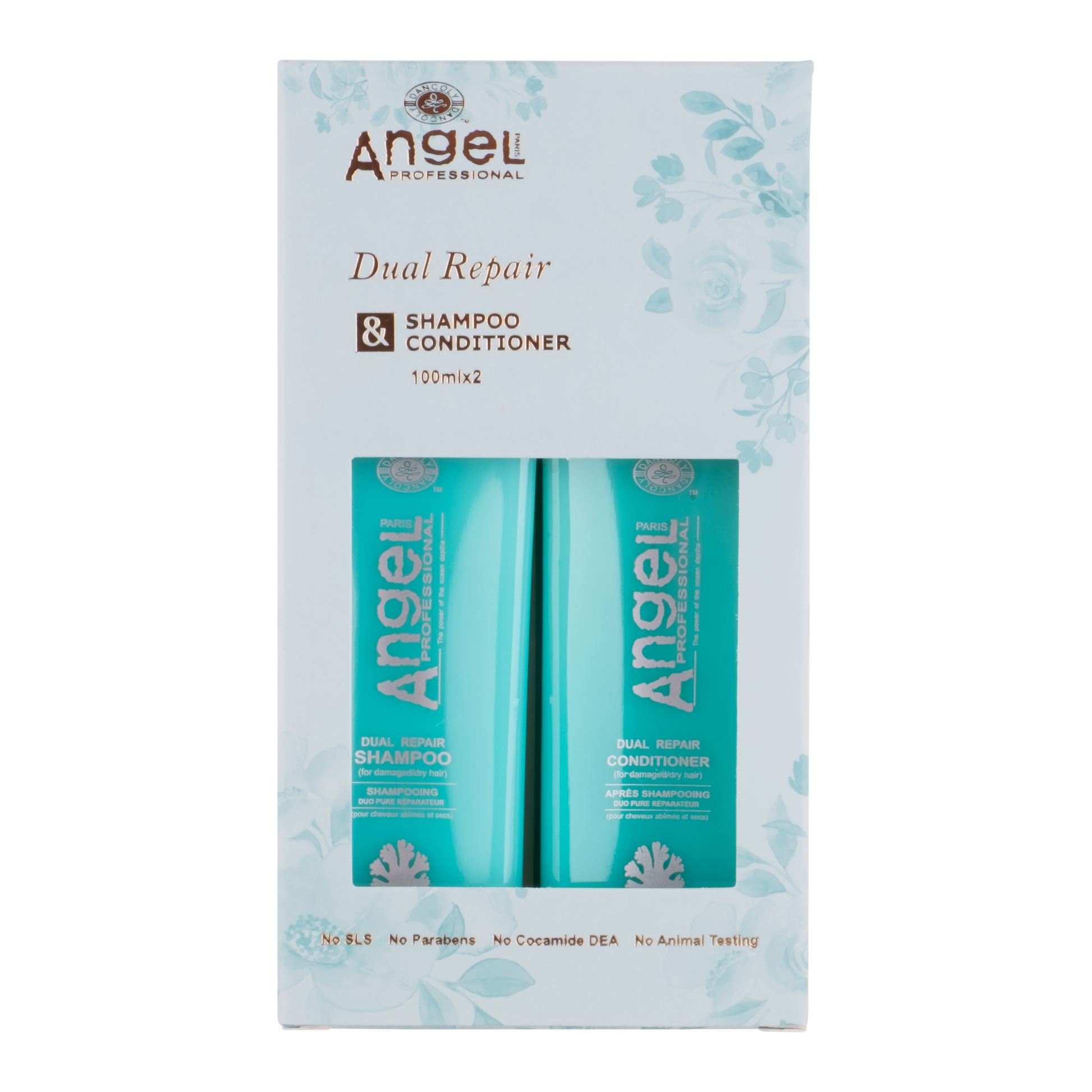 Angel Deep Sea Dual Repair Duo Travel 100ml x2-Icon Haircare and beauty NZ-1