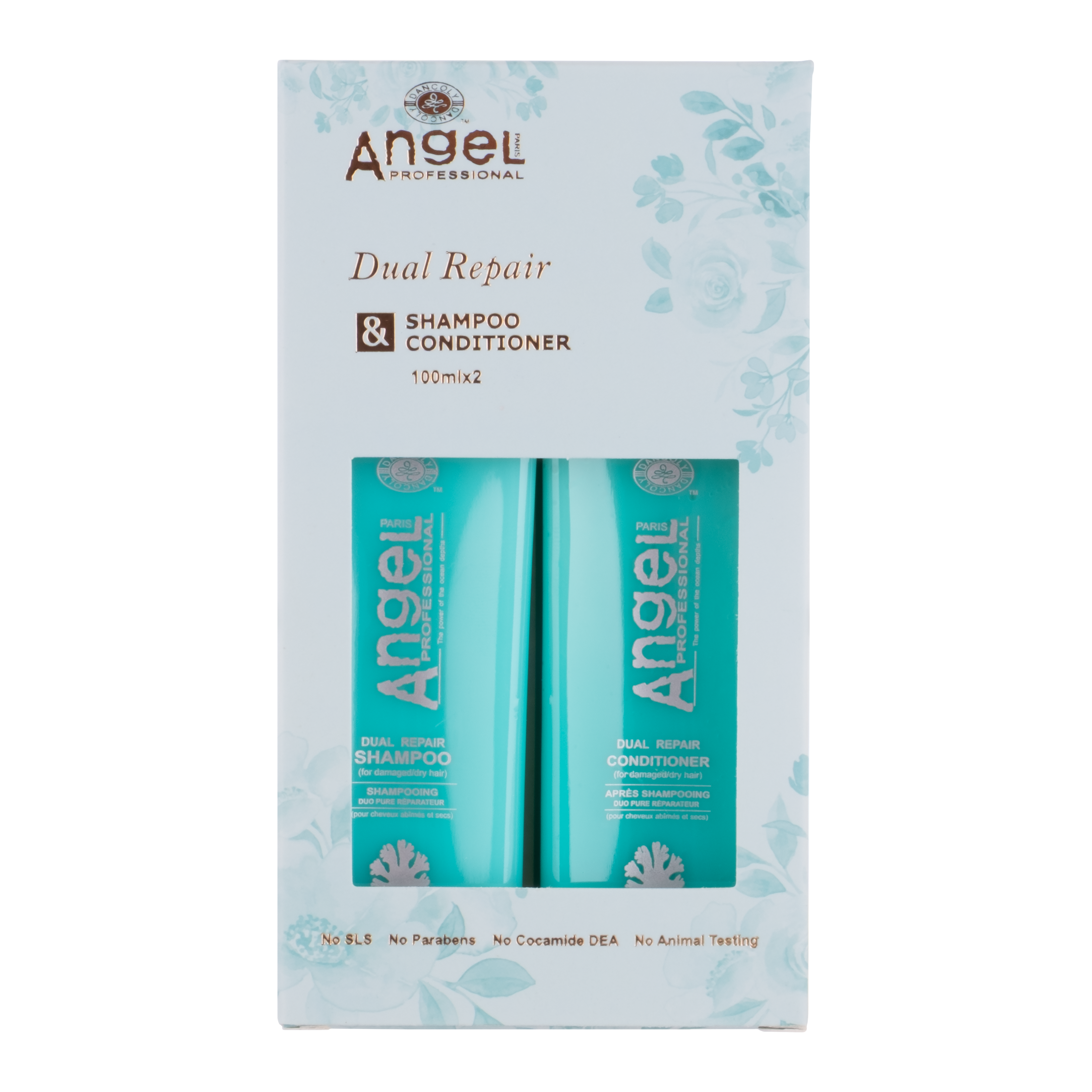 Angel Deep Sea Dual Repair Duo Travel 100ml x2-Icon Haircare and beauty NZ-1