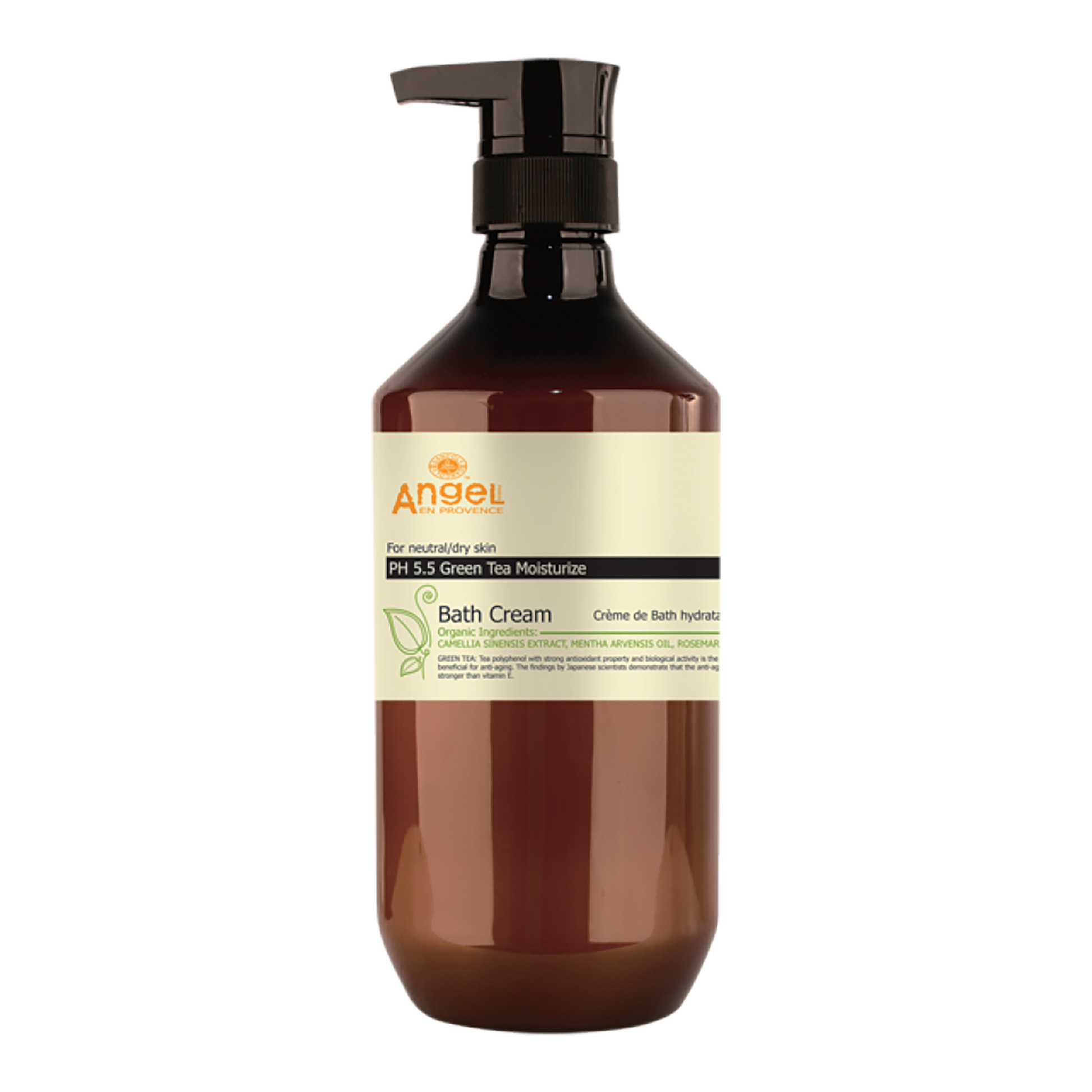 Angel En Provence Green Tea Moisturise Bath Cream-Icon Haircare and Beauty-1