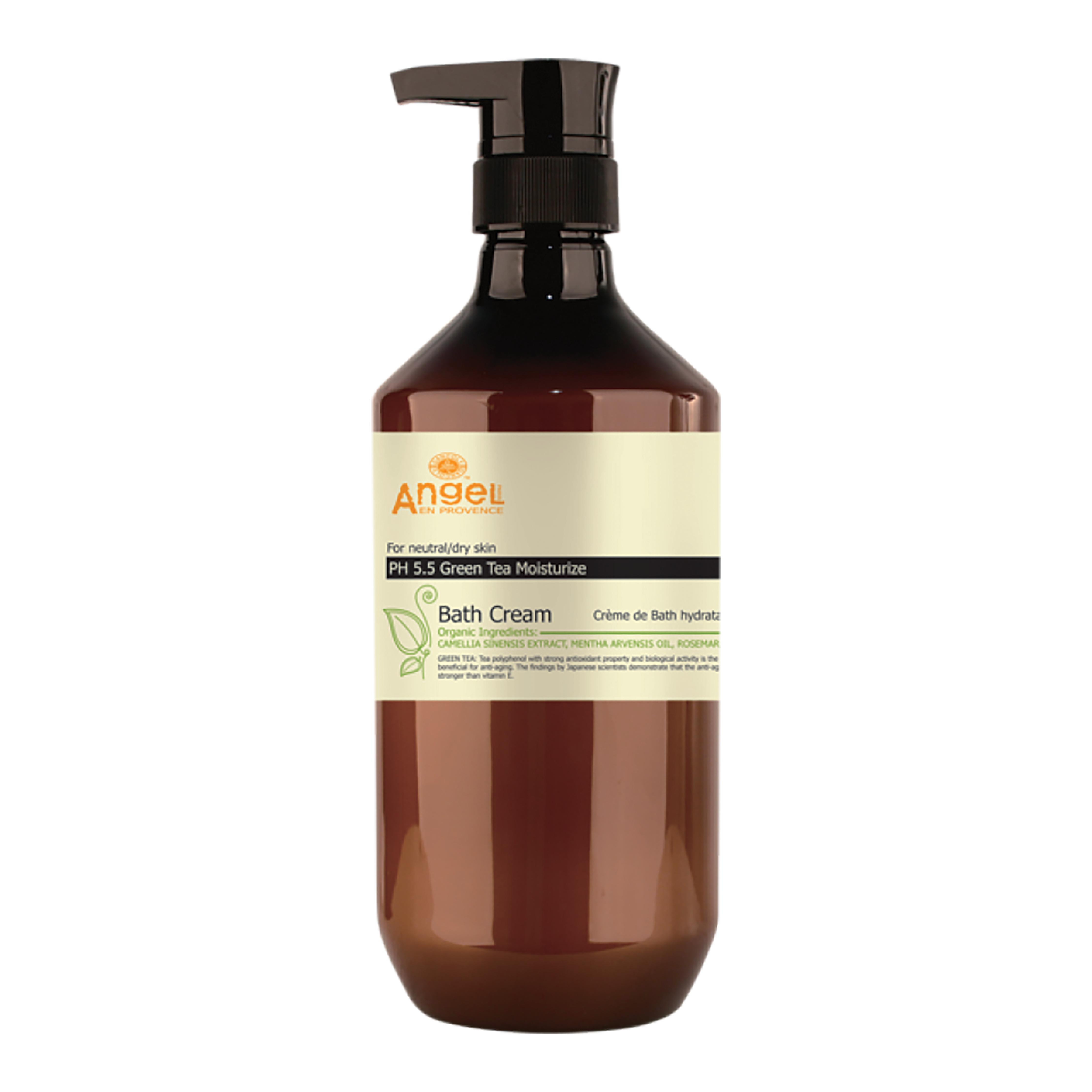 Angel En Provence Green Tea Moisturise Bath Cream-Icon Haircare and Beauty-1