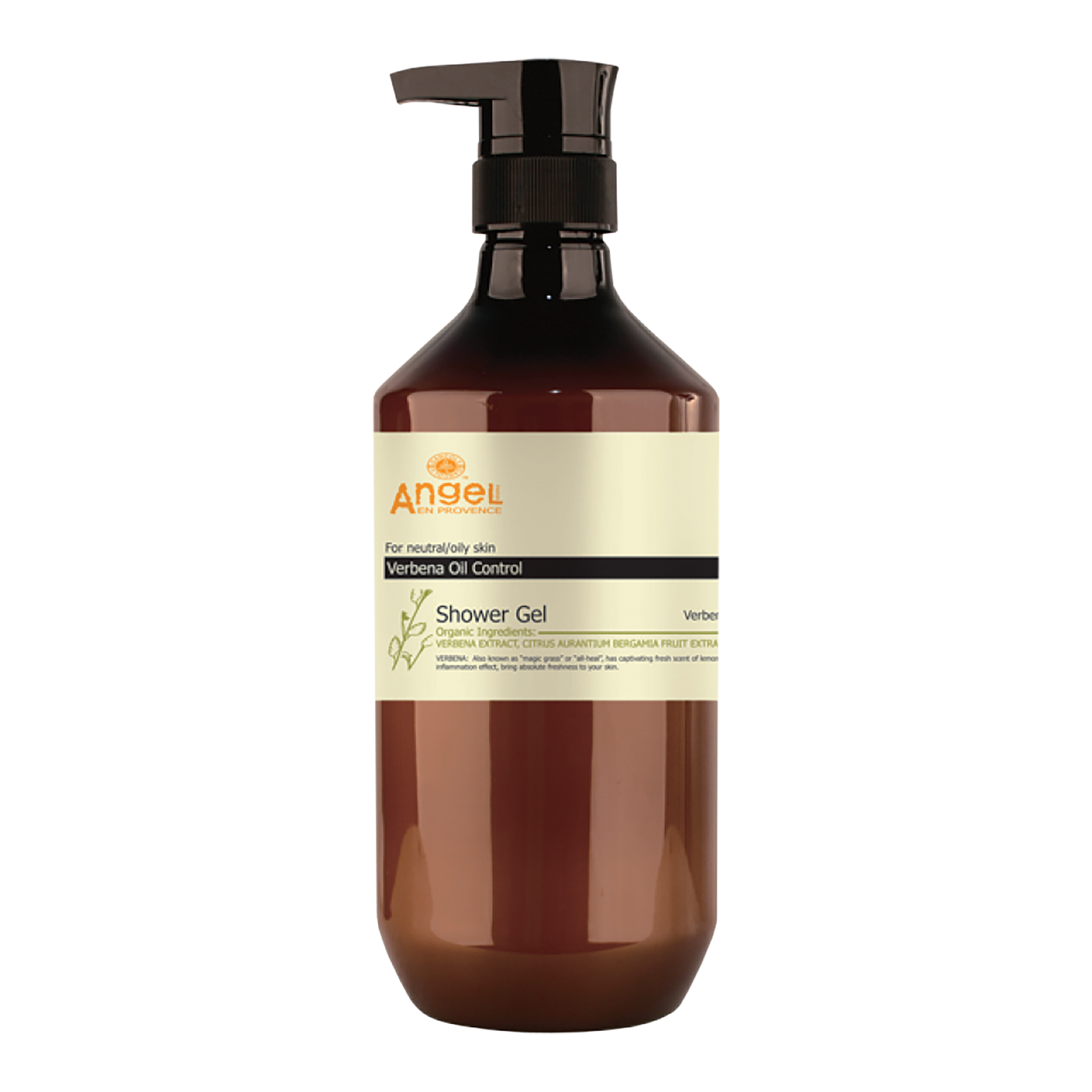 Angel En Provence Verbena Oil Control Shower Gel-Icon Haircare and Beauty-1