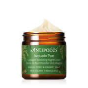 Antipodes Avocado Pear Collagen-Boosting Night Cream 60ml on transparent background