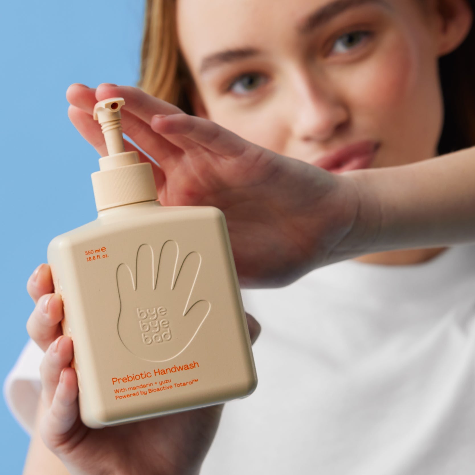 Byebyebad Prebiotic Handwash Mandarin & Yuzu 550ml