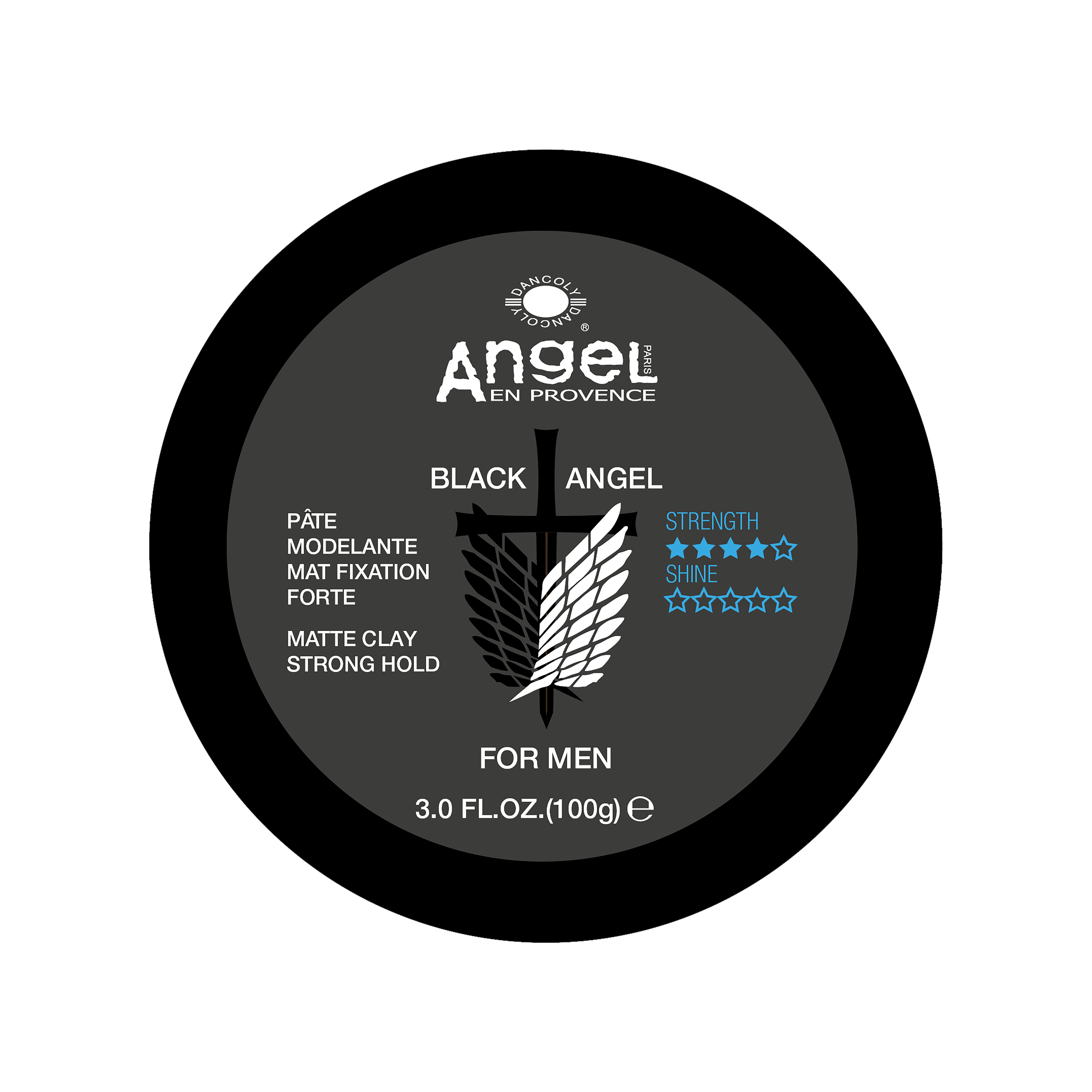 Black Angel Matte Clay-Icon Haircare and Beauty-1