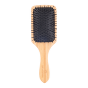 De Lorenzo Bamboo Paddle Brush – front view - Icon Haircare & Beauty NZ