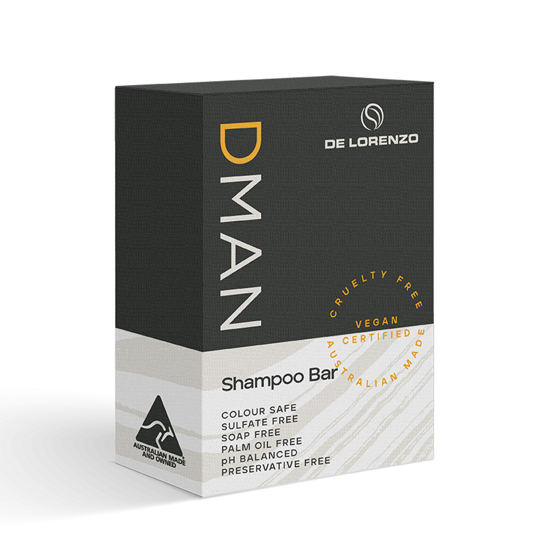 De Lorenzo DMAN Shampoo Bar 80g-Icon Haircare and beauty NZ-1