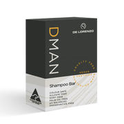 De Lorenzo DMAN Shampoo Bar 80g-Icon Haircare and beauty NZ-1