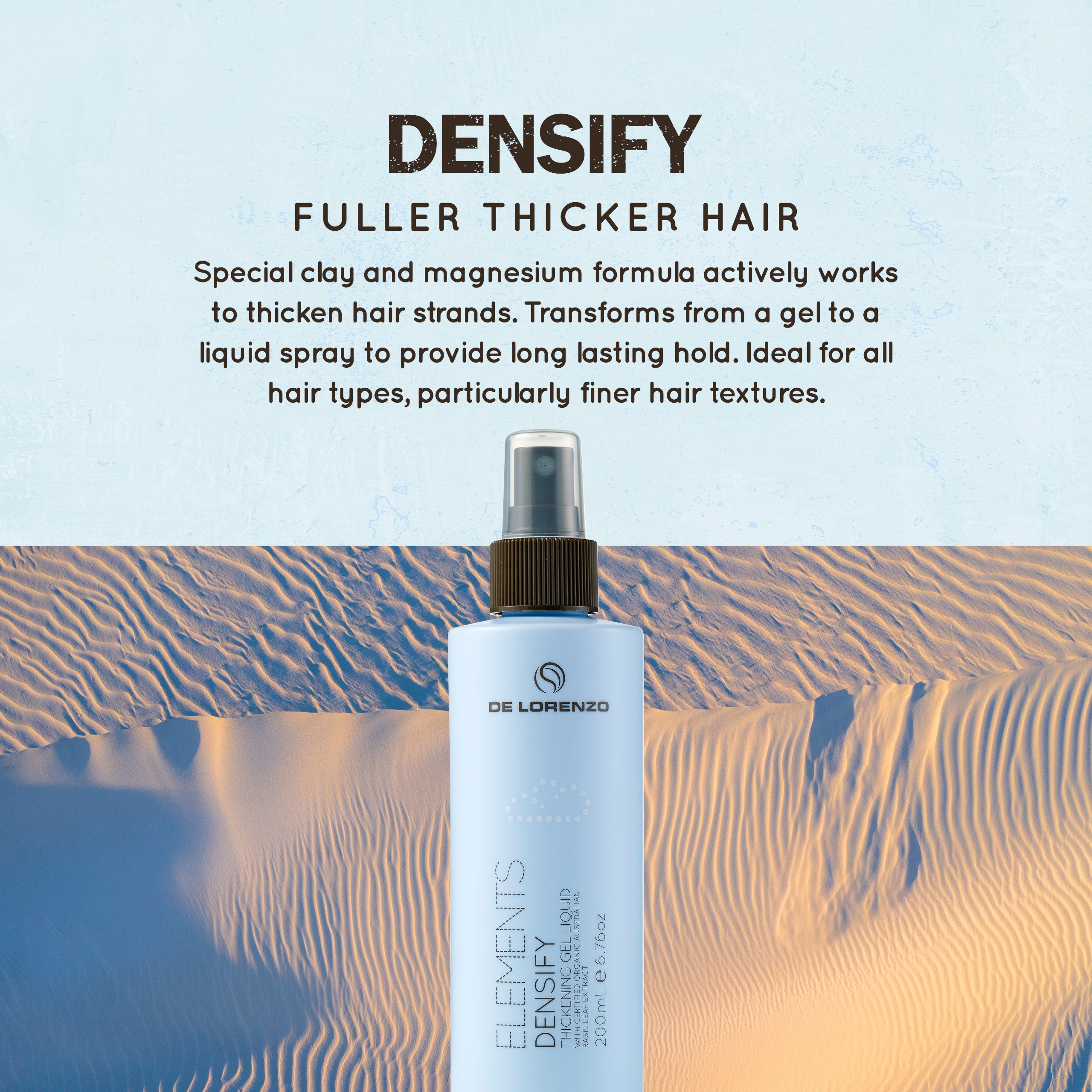 De Lorenzo Elements Densify 200ml-Icon Haircare and beauty NZ-3