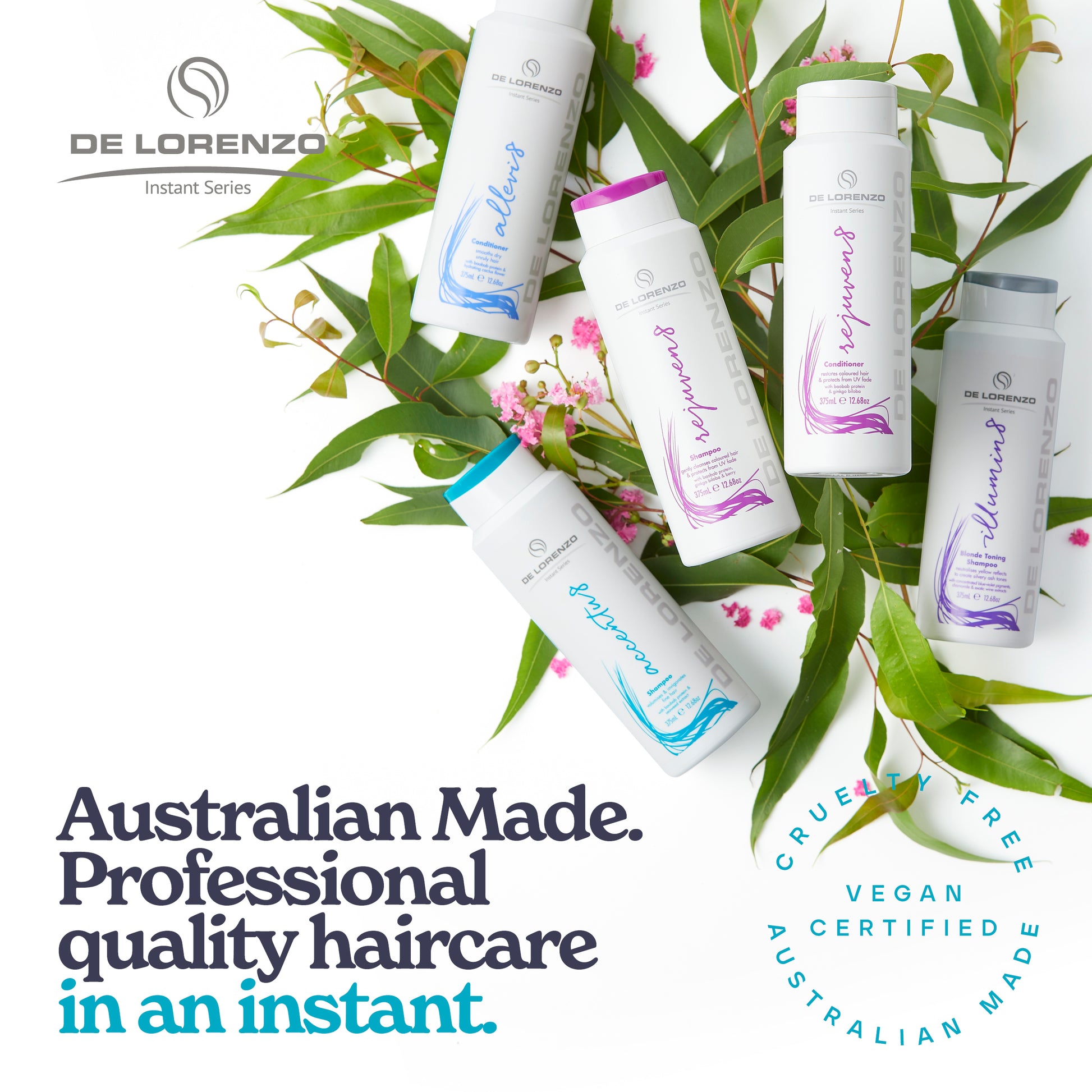 De Lorenzo Instant Accentu8 Conditioner 375ml-Icon Haircare and beauty NZ-3