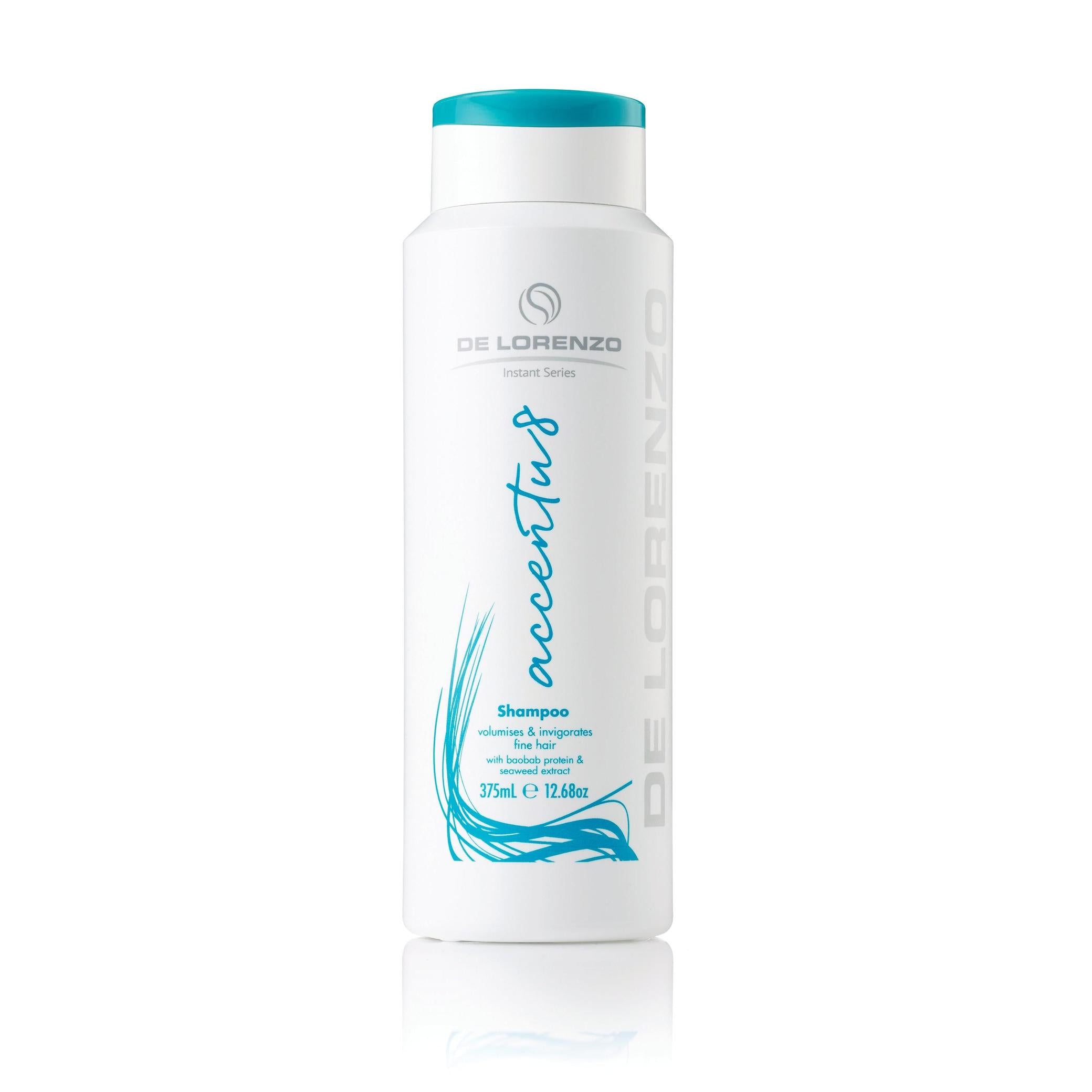 De Lorenzo Instant Accentu8 Shampoo 375ml-Icon Haircare and beauty NZ-1