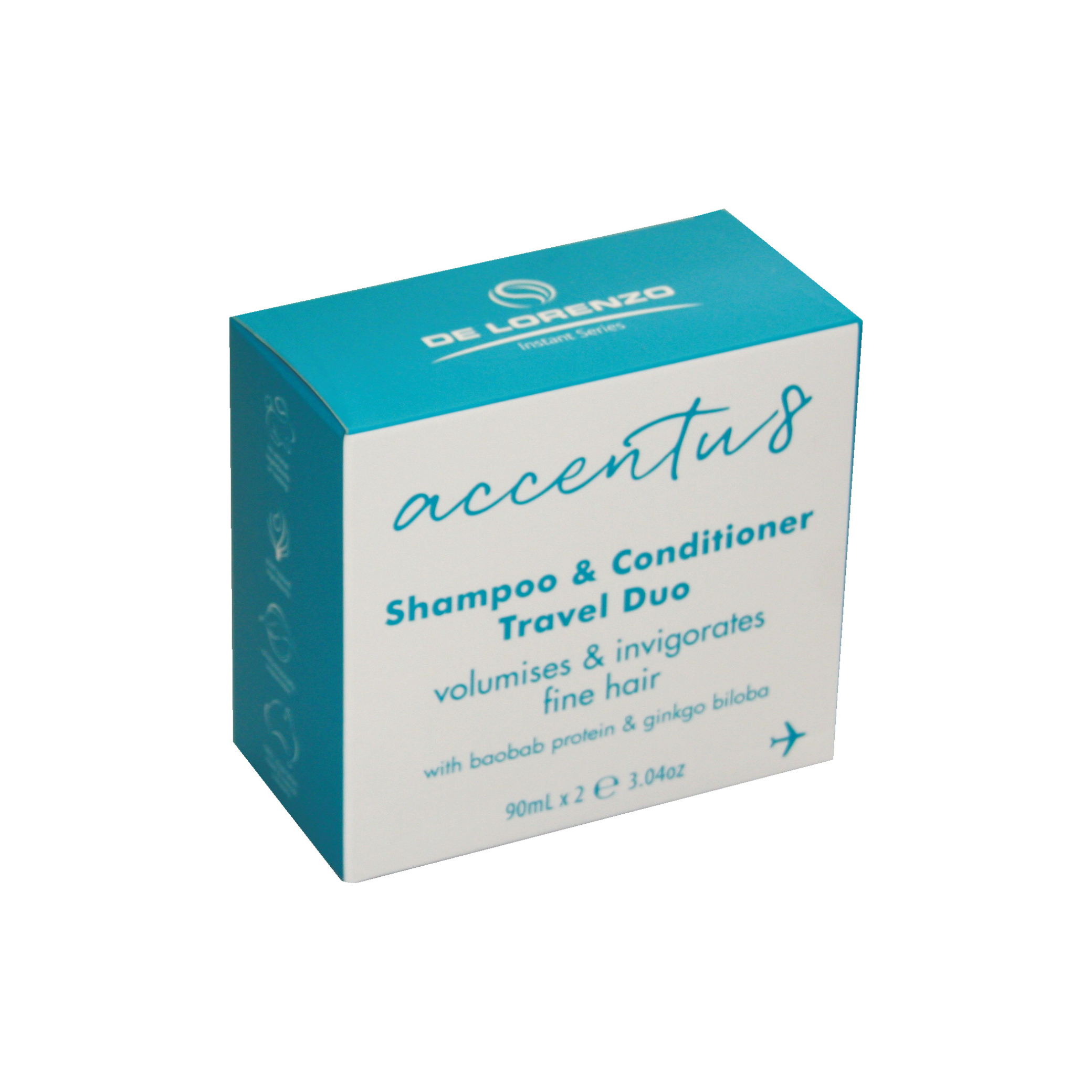 De Lorenzo Instant Accentu8 Travel Duo 2x90ml-Icon Haircare and beauty NZ-1
