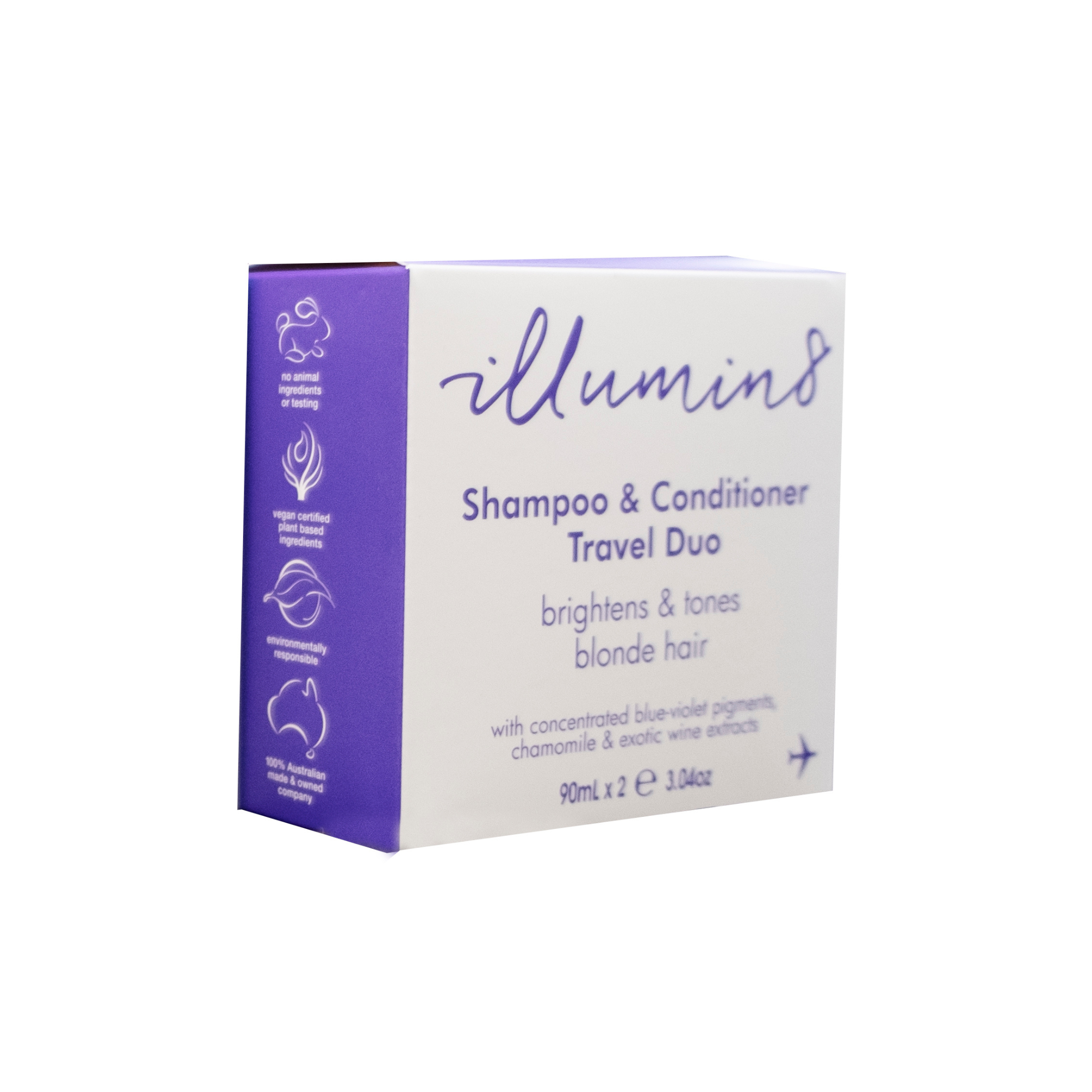 De Lorenzo Instant Illumin8 Travel Duo 2x90ml-Icon Haircare and beauty NZ-1