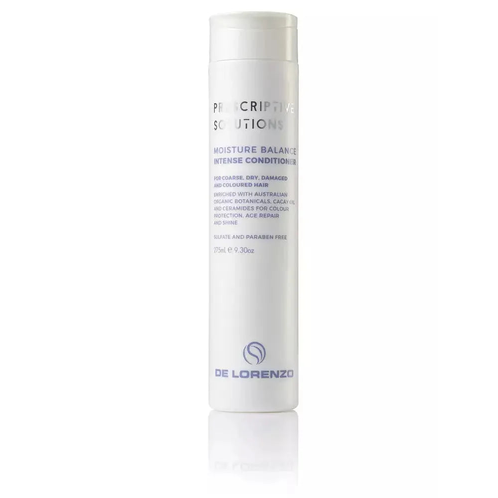 De Lorenzo Prescriptive Solutions Moisture Balance Intense Conditioner 275ml-Icon Haircare and beauty NZ-1