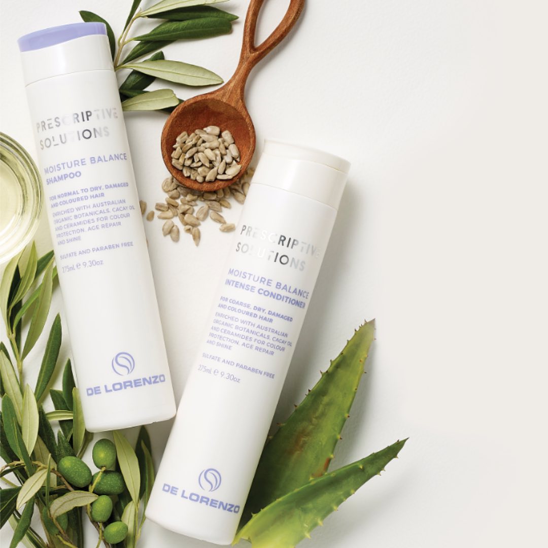 De Lorenzo Prescriptive Solutions Moisture Balance Intense Conditioner 275ml-Icon Haircare and beauty NZ-2
