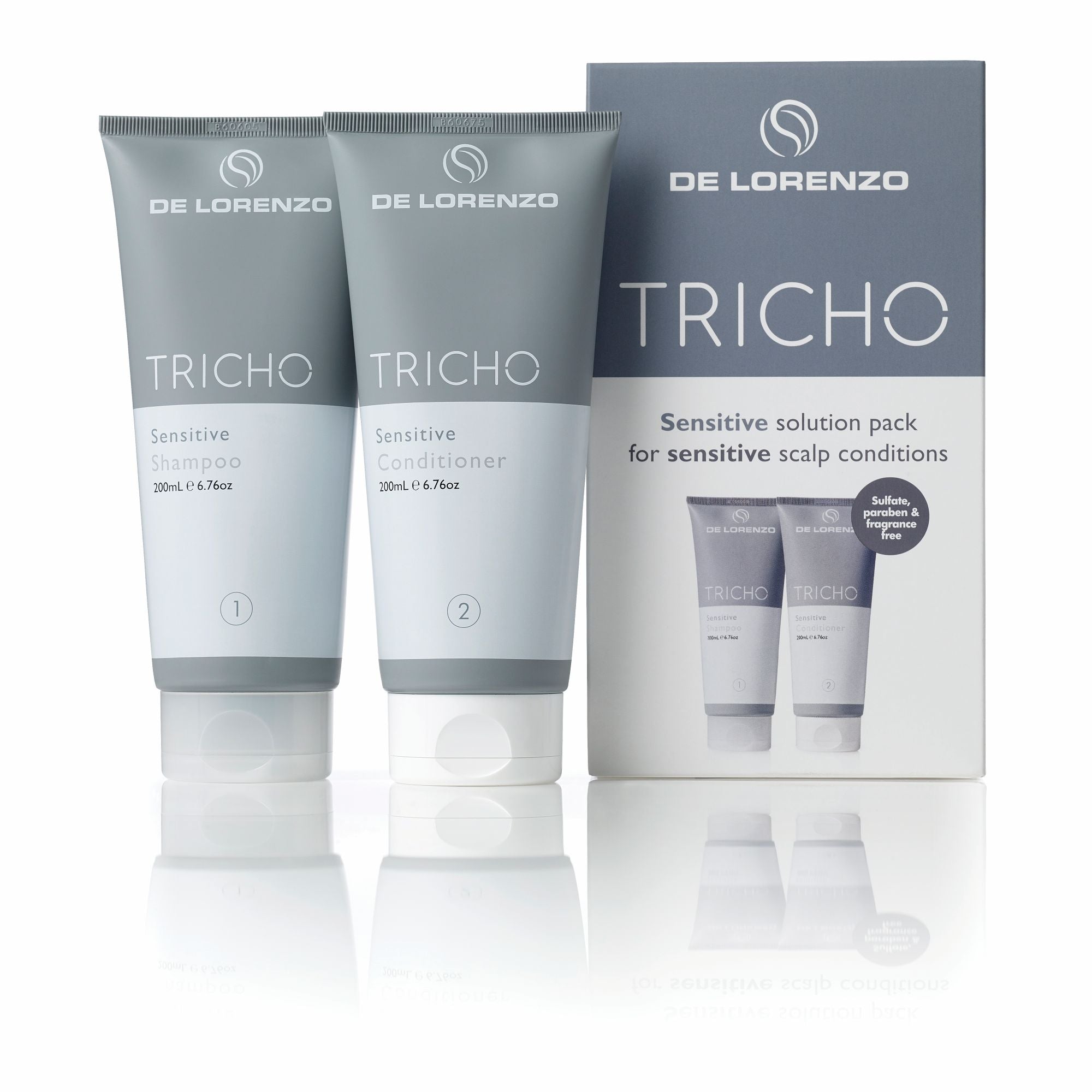 De Lorenzo Tricho Sensitive - Duo Pack-Icon Haircare and beauty NZ-1