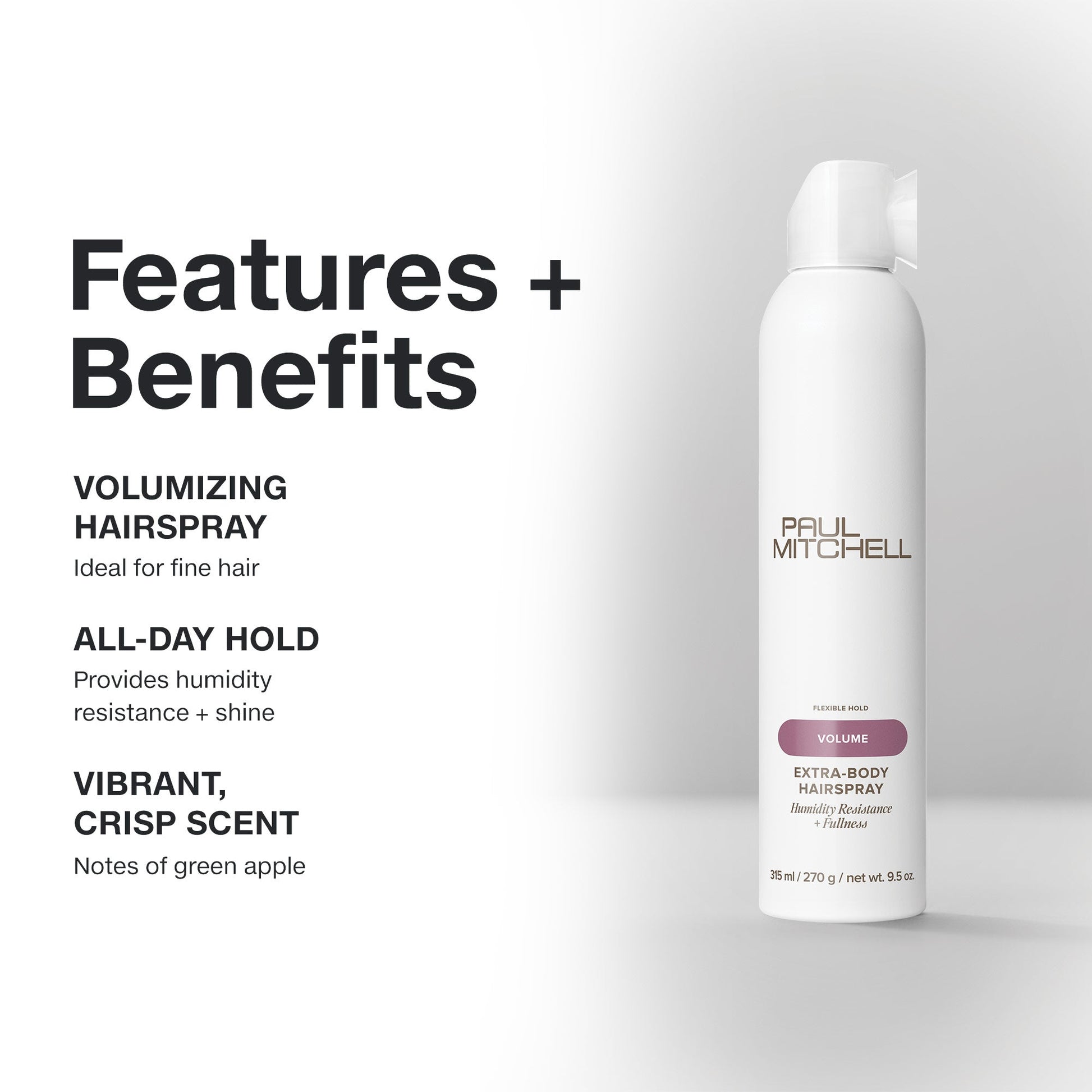 Paul Mitchell Extra-Body Finishing Spray 315ml-Icon Haircare and Beauty NZ-3