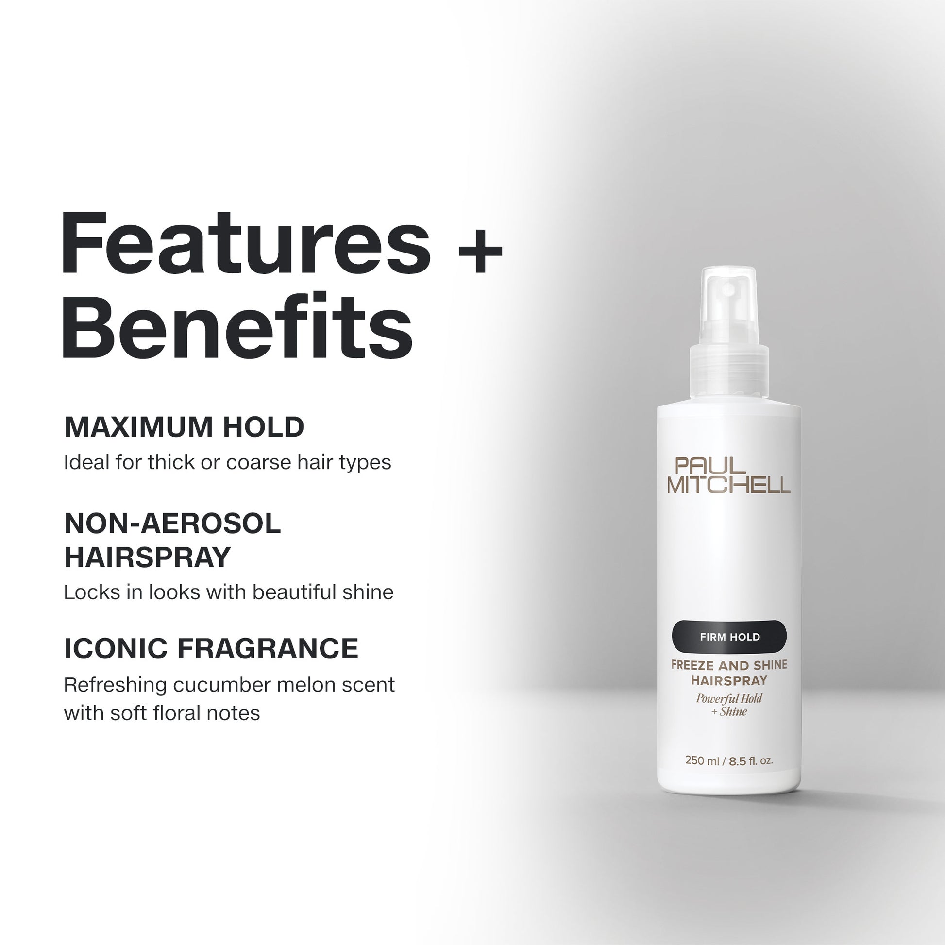 Paul Mitchell Freeze And Shine HairSpray 1L-Icon Haircare and Beauty NZ-2