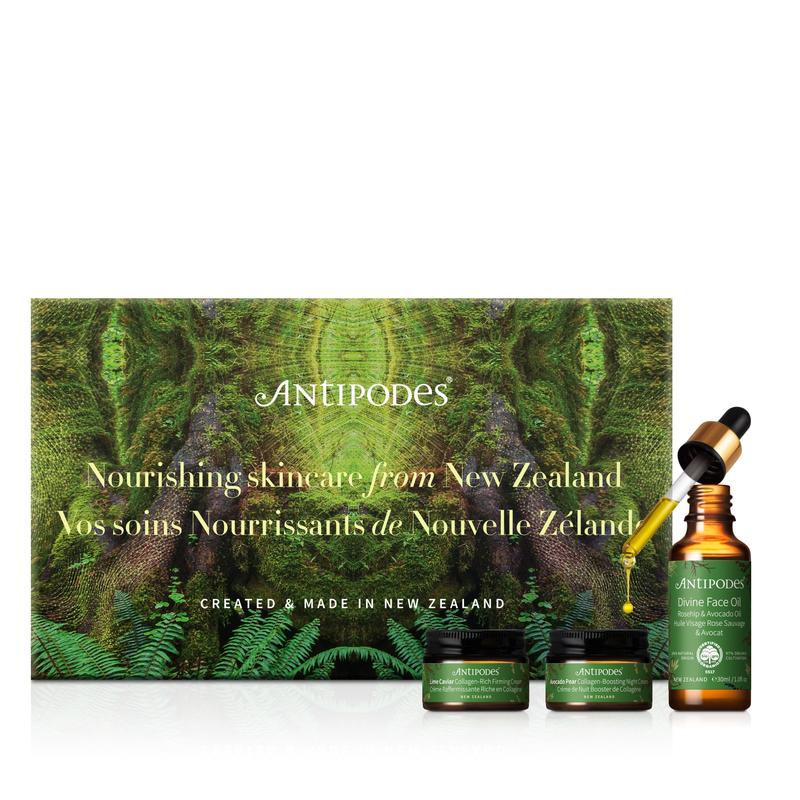 Antipodes Nourishing Skincare Gift Set packaging photo