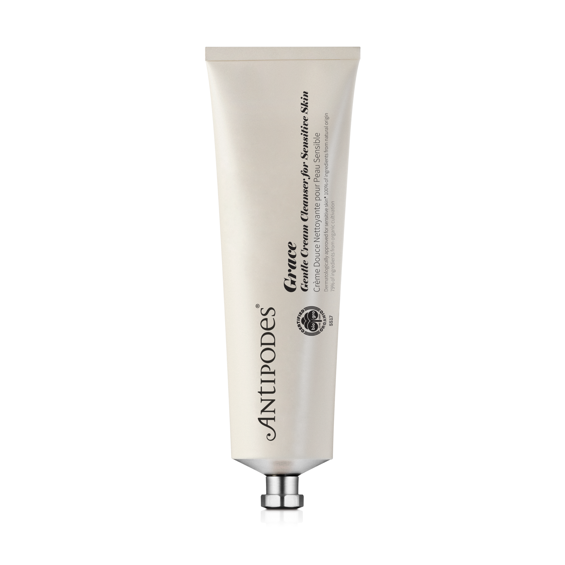 Antipodes Grace Gentle Cream Cleanser & Makeup Remover 120ml on transparent background