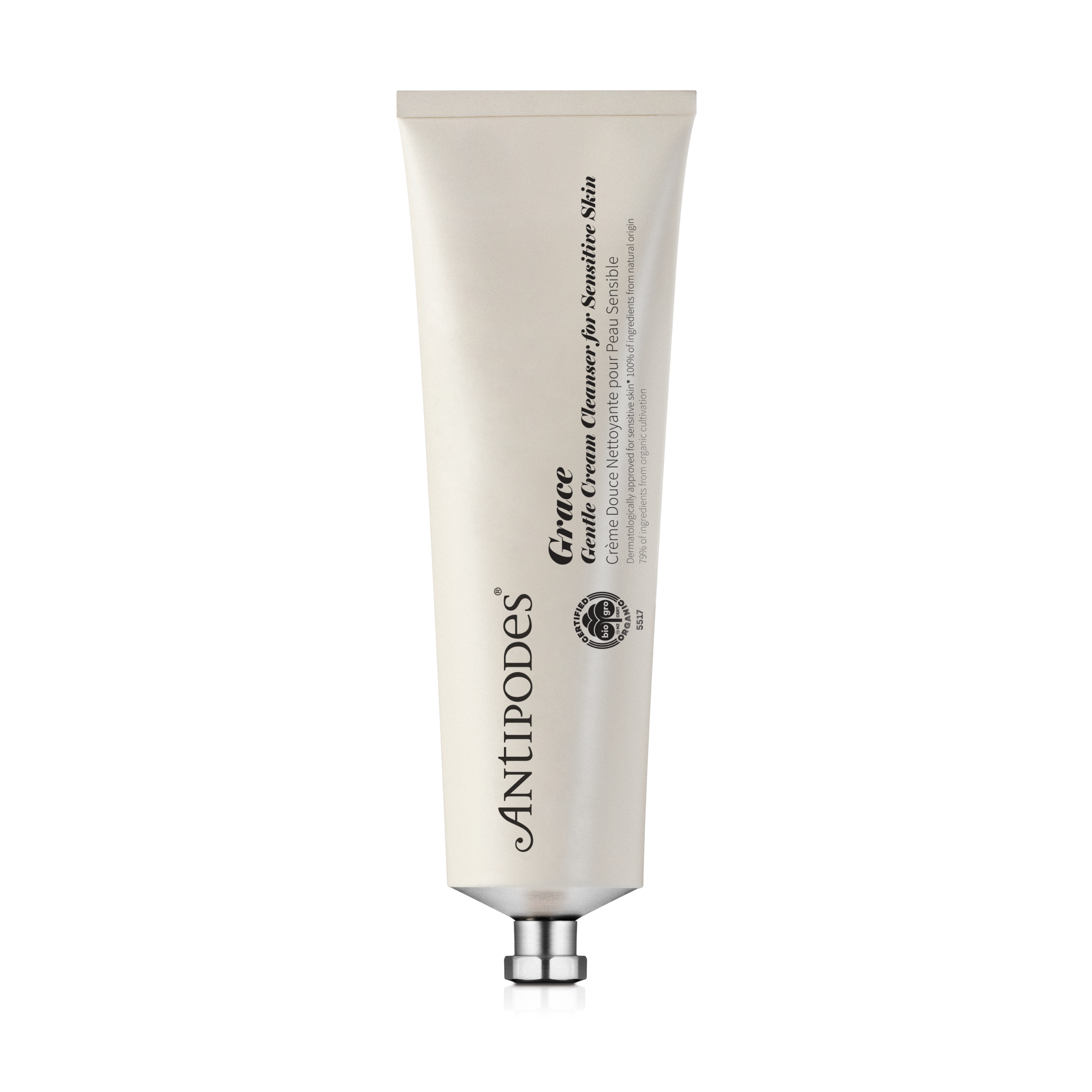 Antipodes Grace Gentle Cream Cleanser & Makeup Remover 120ml on transparent background