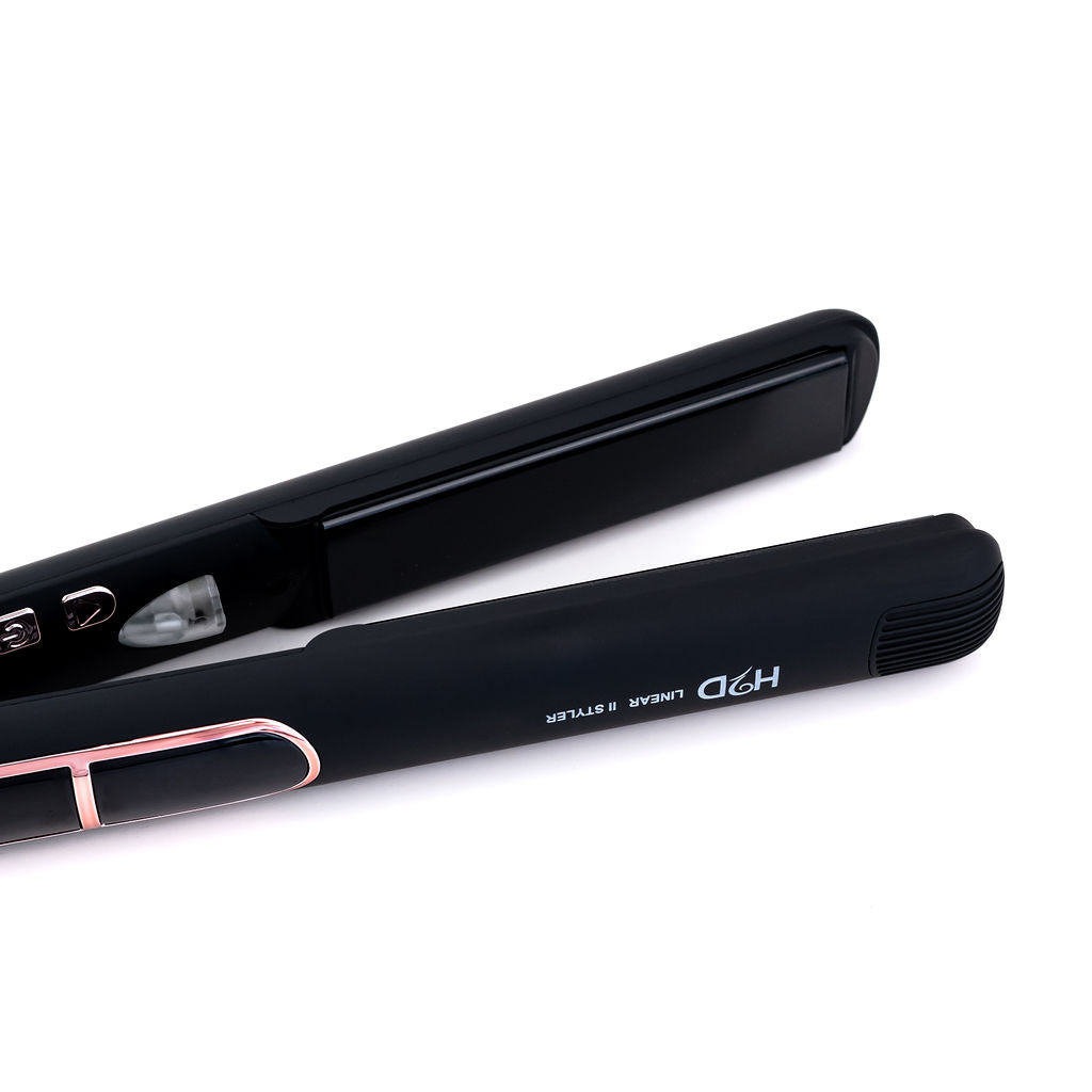 H2D Linear II Standard Hair Straightener - Rose Gold-Icon Haircare and beauty NZ-4
