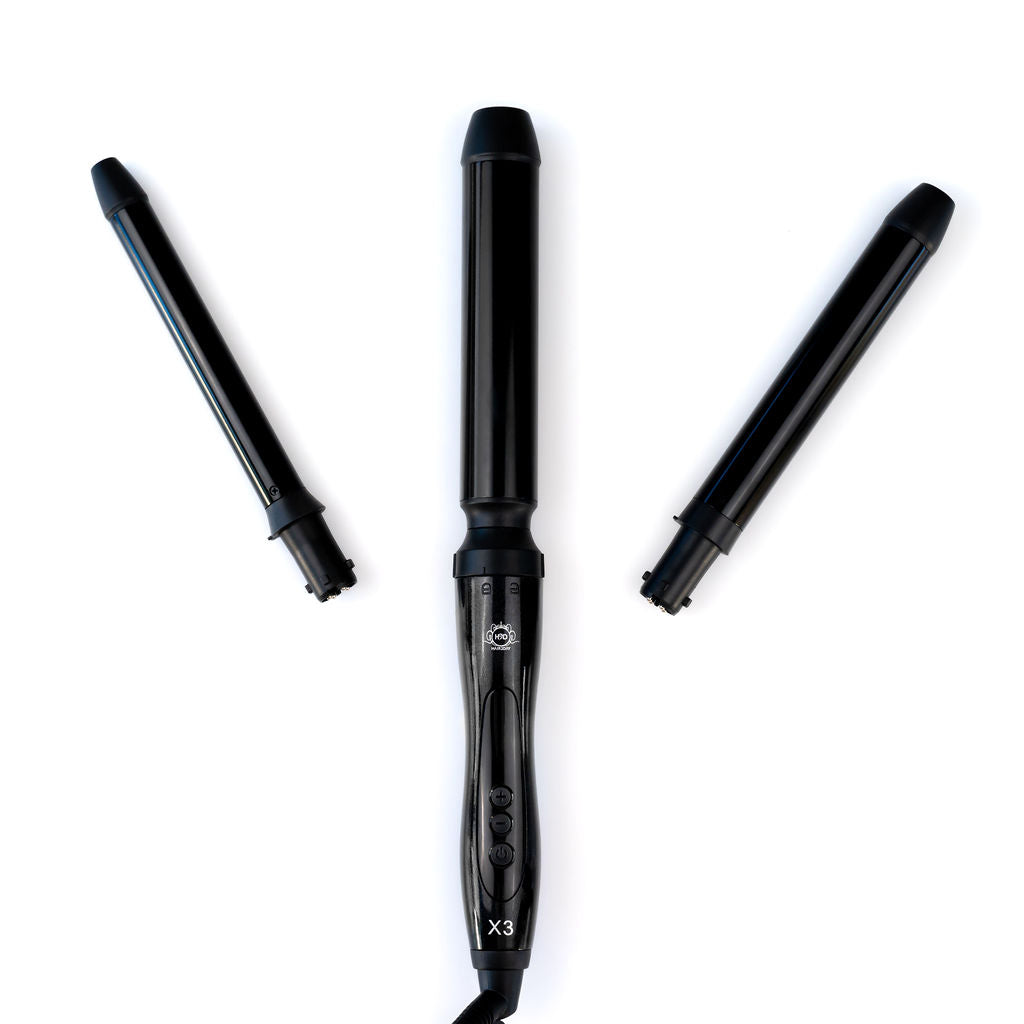 H2D X3 Curling Wand - Black-Icon Haircare and beauty NZ-2