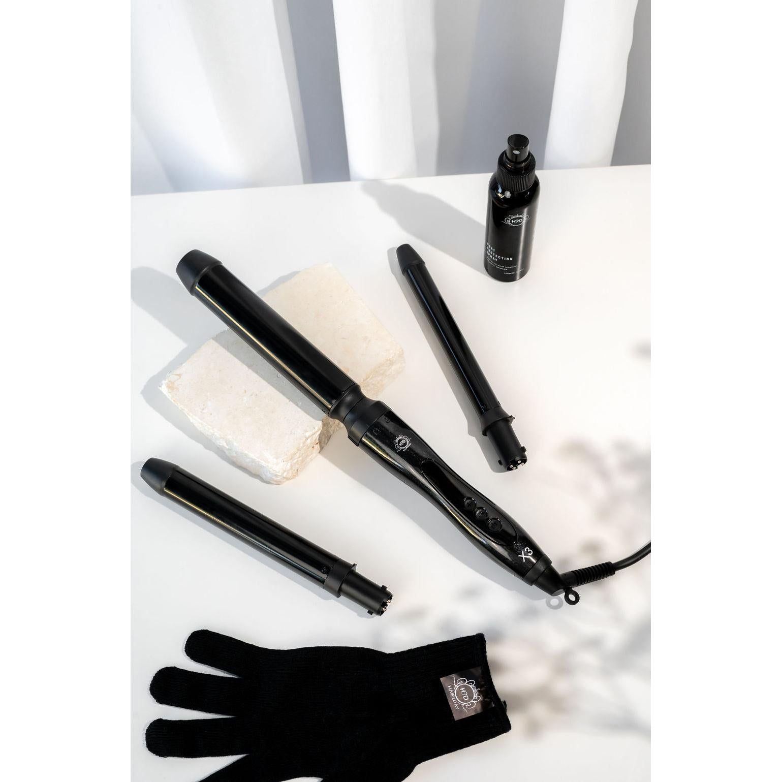H2D X3 Curling Wand - Black-Icon Haircare and beauty NZ-4