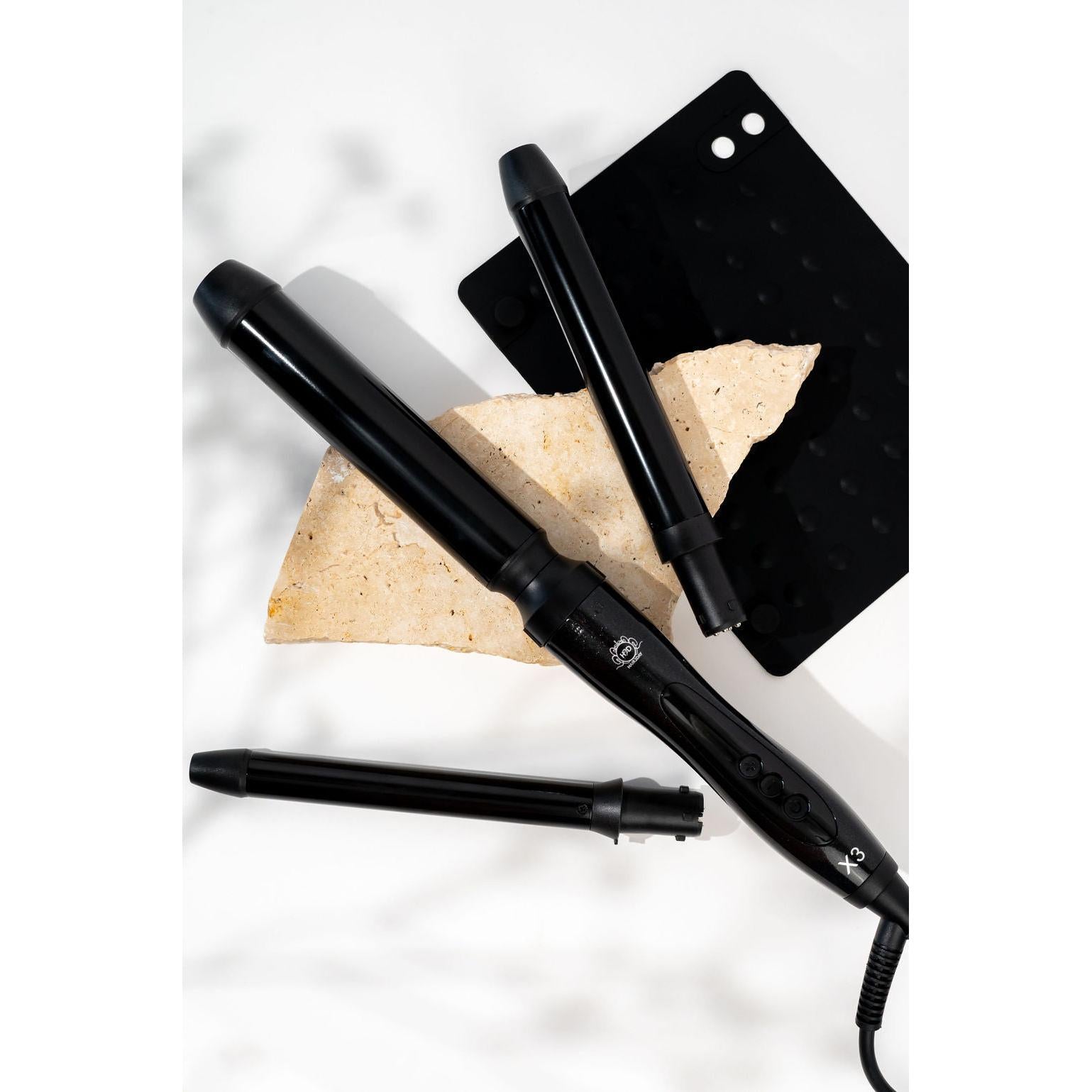 H2D X3 Curling Wand - Black-Icon Haircare and beauty NZ-5
