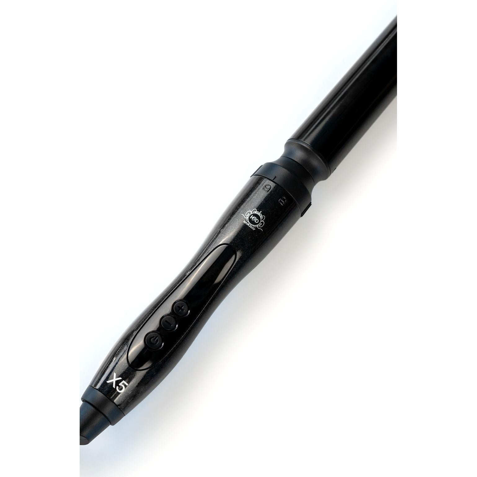 H2D X5 Curling Wand - Black-Icon Haircare and beauty NZ-4