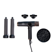 H2D Xtreme 4-in-1 Hair Dryer + Styler - Black-Icon Haircare and beauty NZ-3