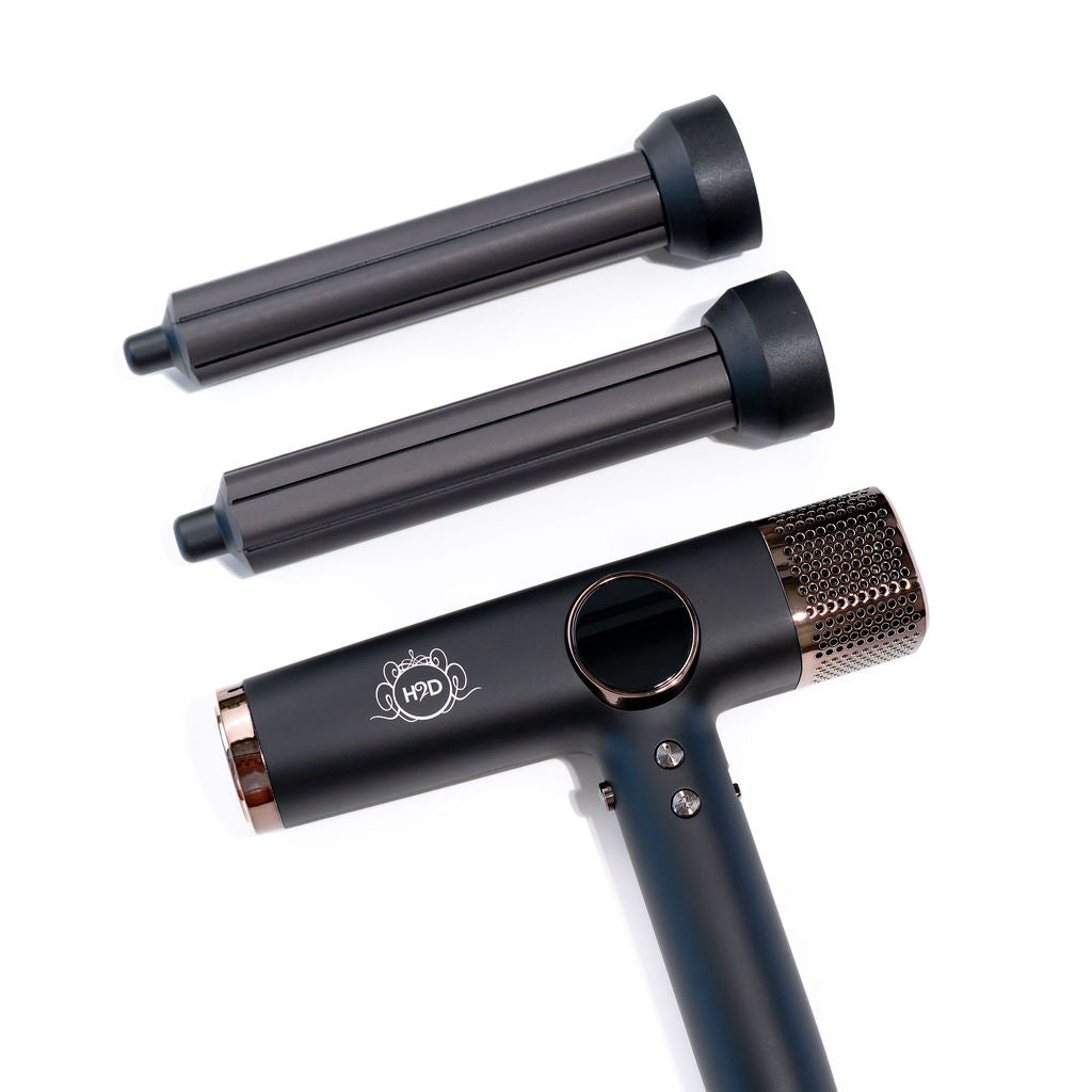 H2D Xtreme 4-in-1 Hair Dryer + Styler - Black-Icon Haircare and beauty NZ-8