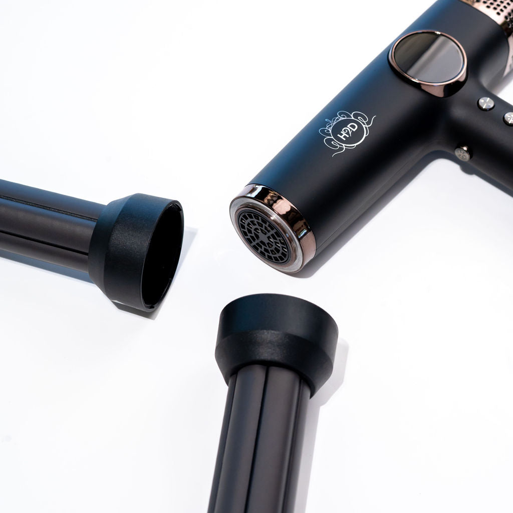 H2D Xtreme 4-in-1 Hair Dryer + Styler - Black-Icon Haircare and beauty NZ-9
