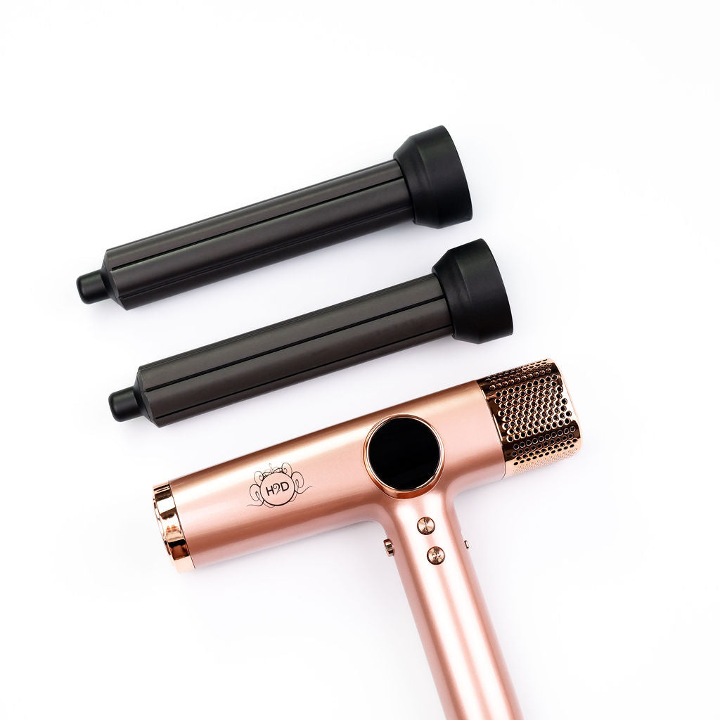H2D Xtreme 4-in-1 Hair Dryer + Styler - Rose Gold-Icon Haircare and beauty NZ-3