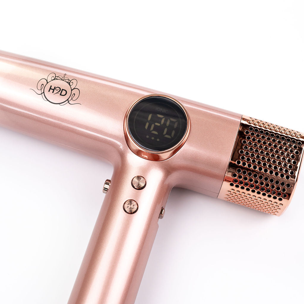 H2D Xtreme 4-in-1 Hair Dryer + Styler - Rose Gold-Icon Haircare and beauty NZ-6