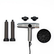 H2D Xtreme 4-in-1 Hair Dryer + Styler - Space Grey-Icon Haircare and beauty NZ-1