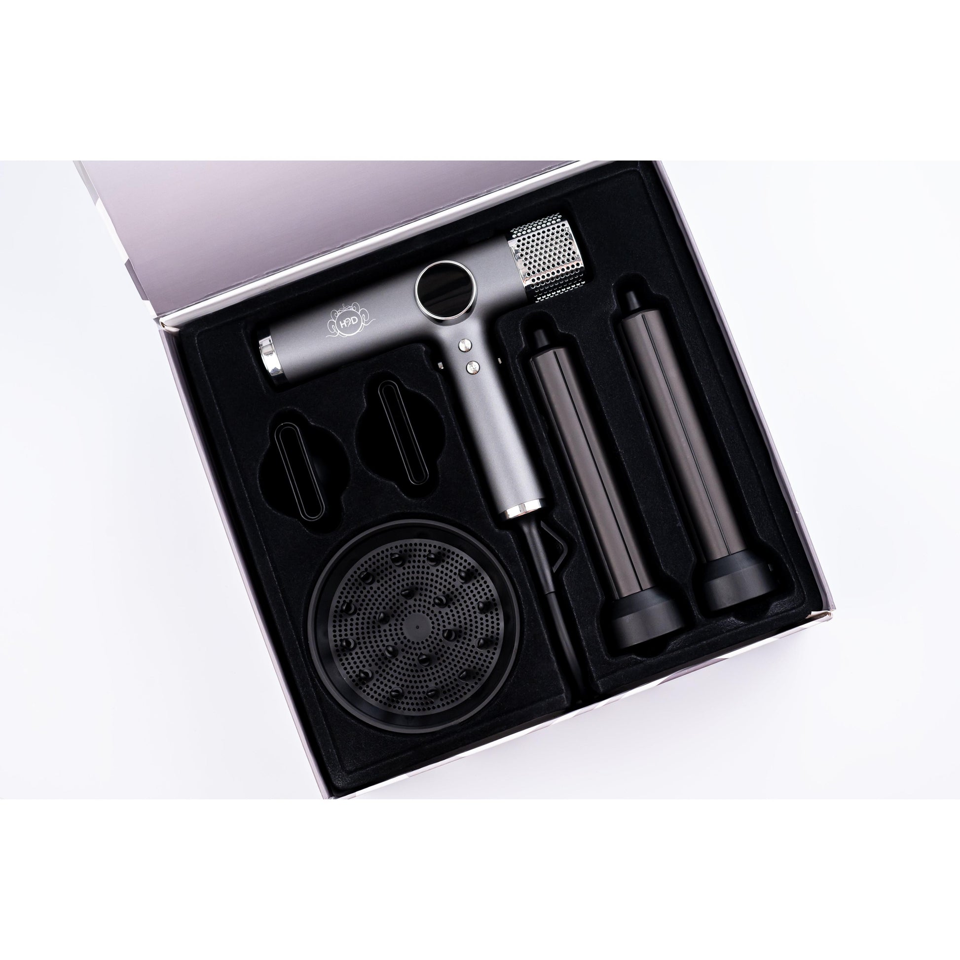 H2D Xtreme 4-in-1 Hair Dryer + Styler - Space Grey-Icon Haircare and beauty NZ-7