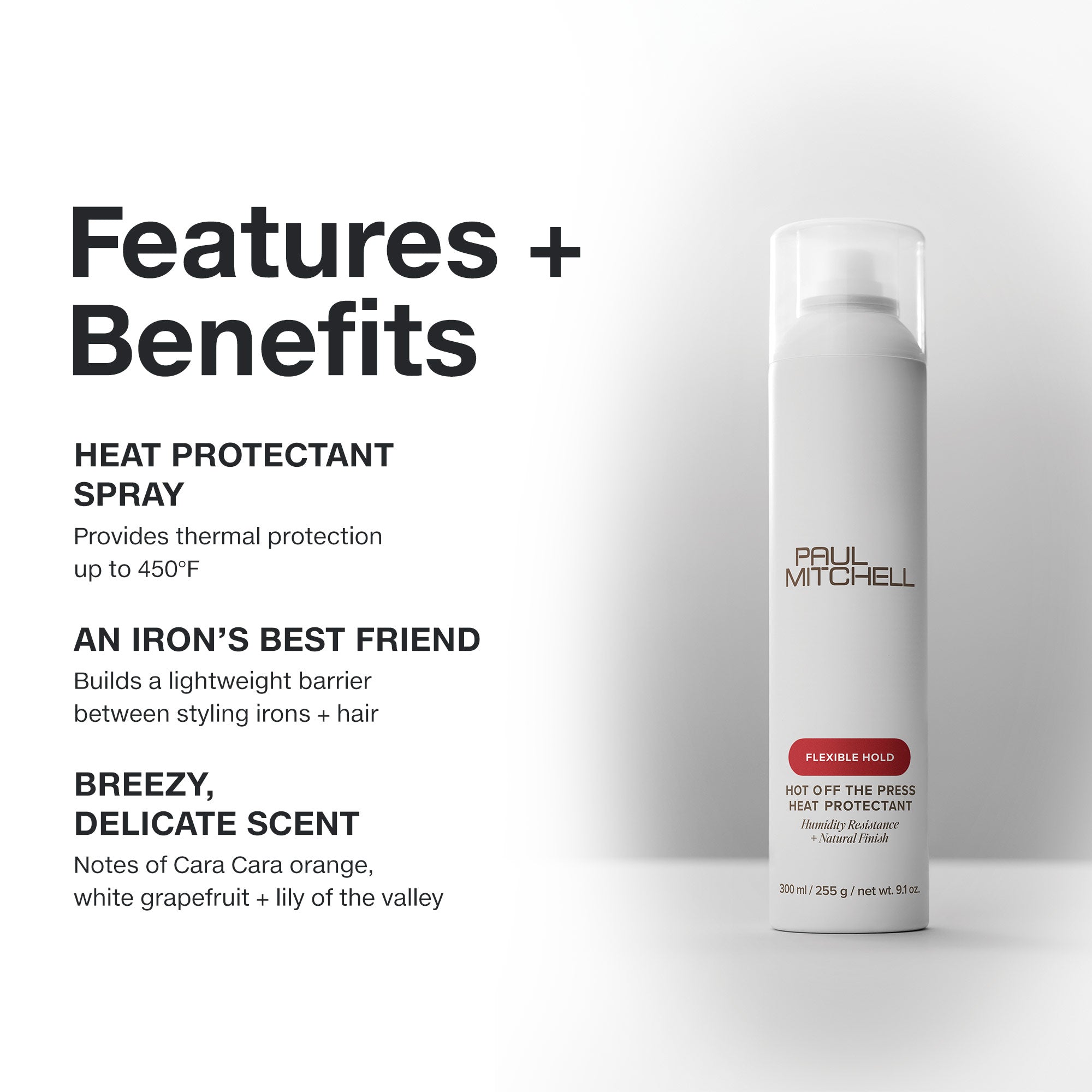 Paul Mitchell Hot Off The Press Heat Protectant 200ml-Icon Haircare and Beauty NZ-2