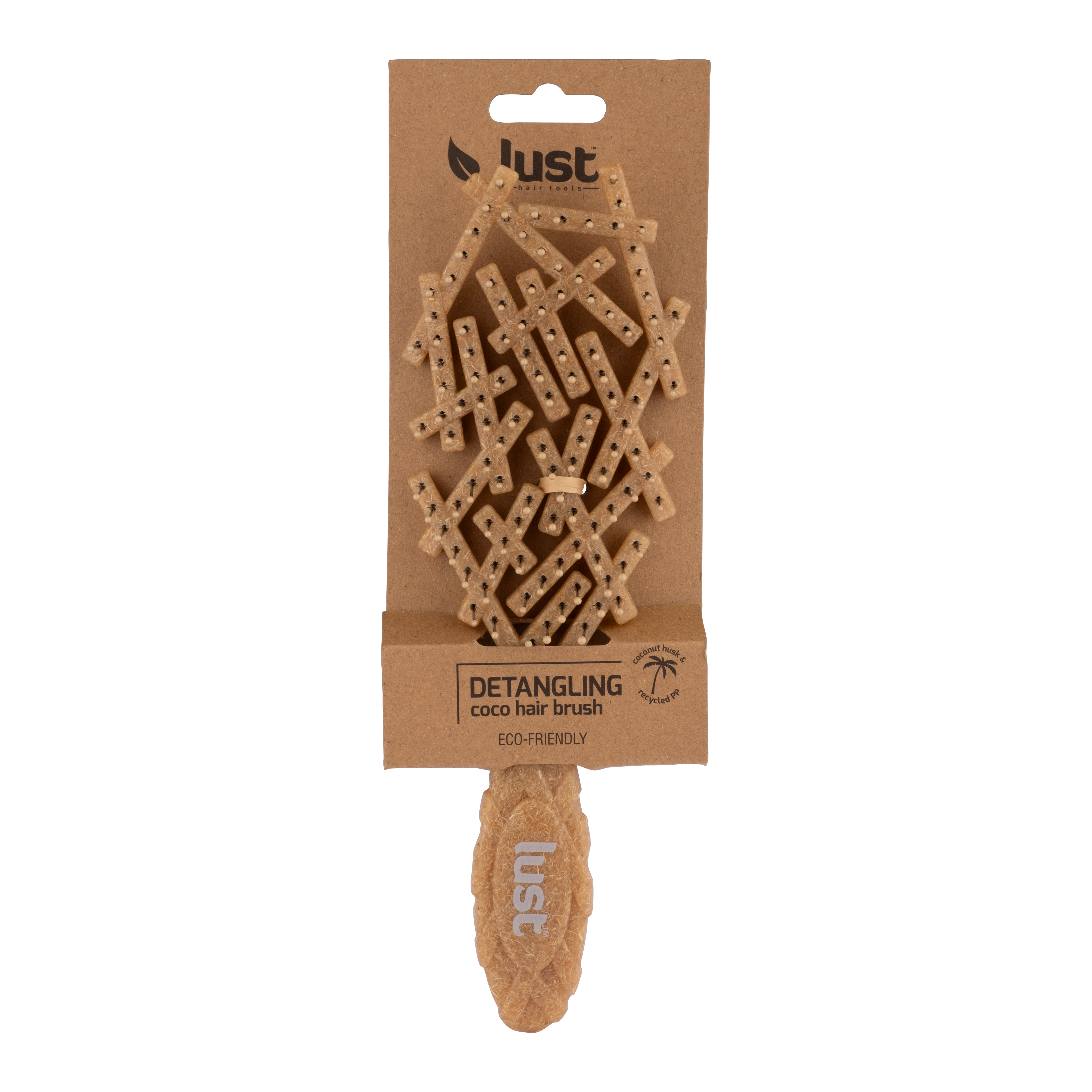 Lust Haircare Detangling Coco Hairbrush - Light