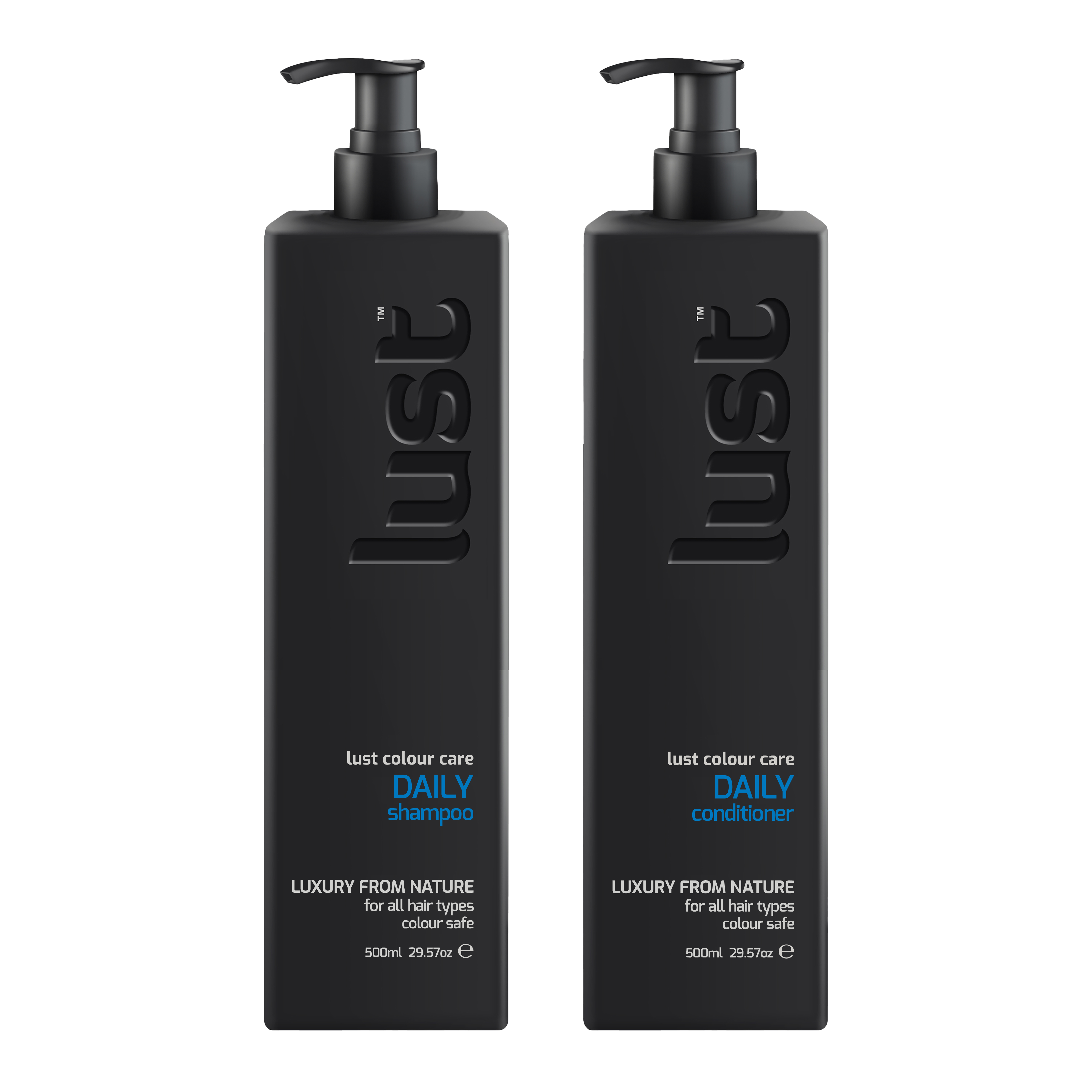 Lust Haircare Daily Shampoo & Conditioner Duo 500ml