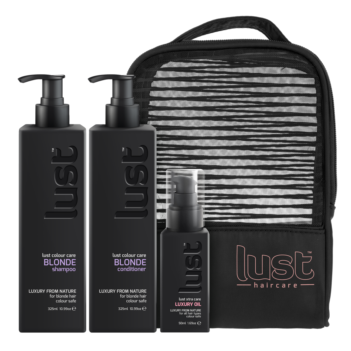 Lust Haircare Blonde & Luxury Oil Gift Pack
