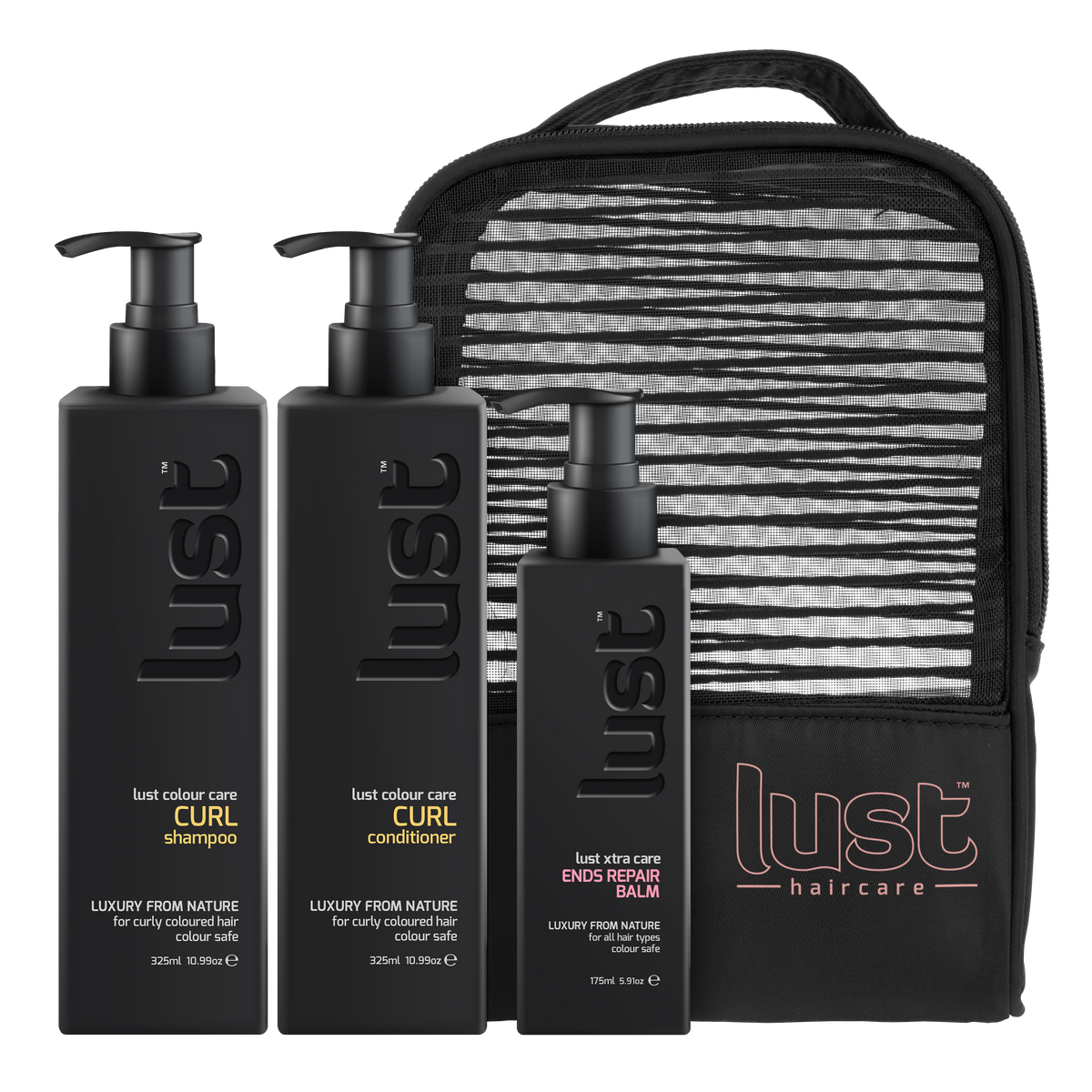 Lust Haircare Curl & Ends Repair Balm Gift Pack