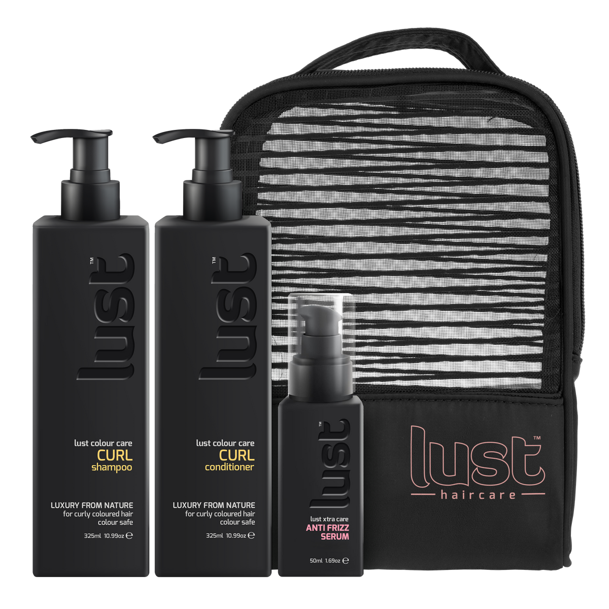 Lust Haircare Curl & Anti Frizz Serum Gift Pack