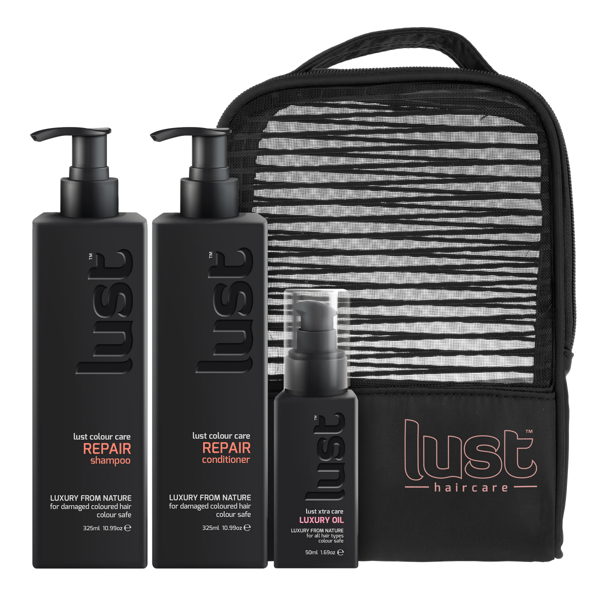 Lust Haircare Repair & Luxury Oil Gift Pack