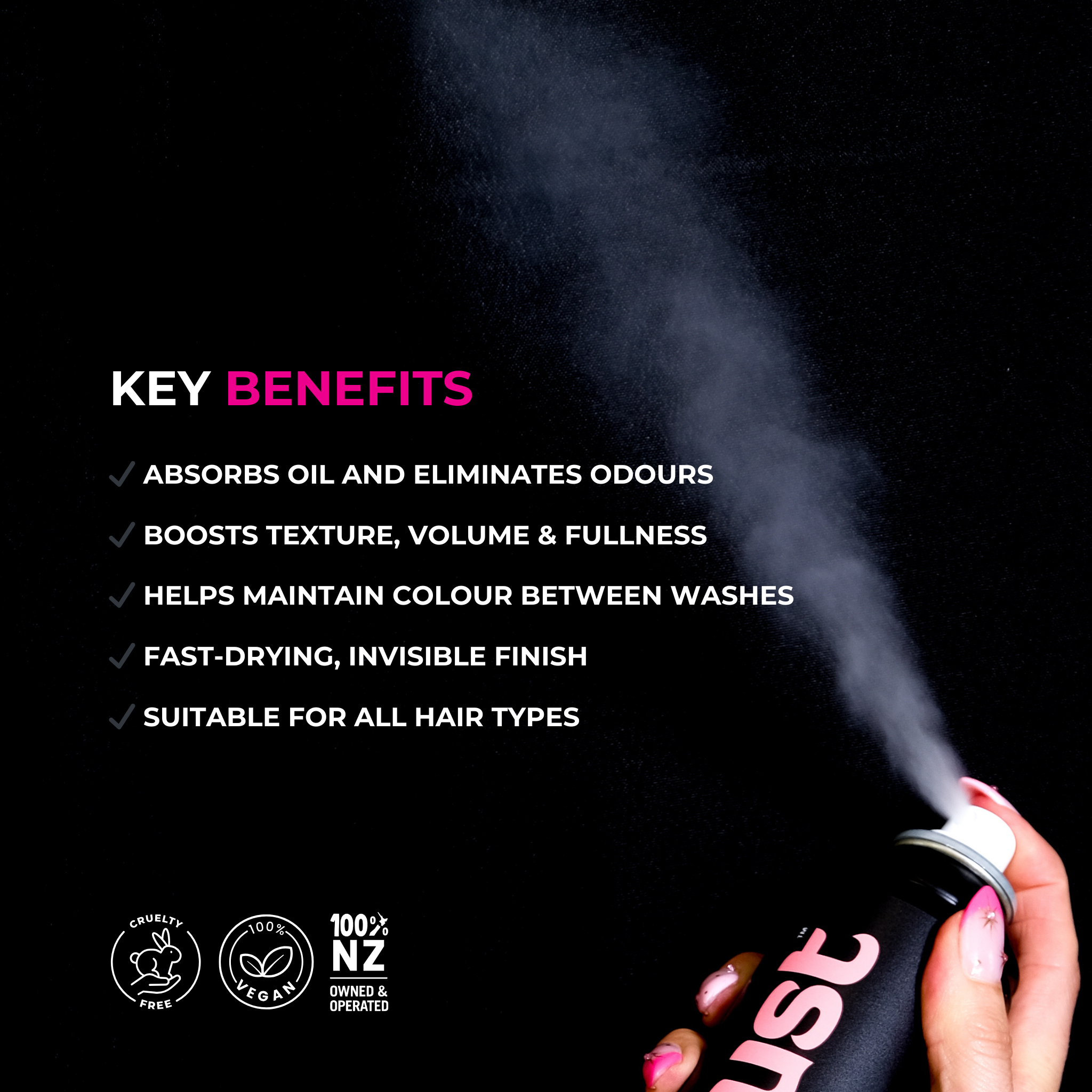 Lust Haircare Dry Shampoo-Icon Haircare & Beauty NZ-3