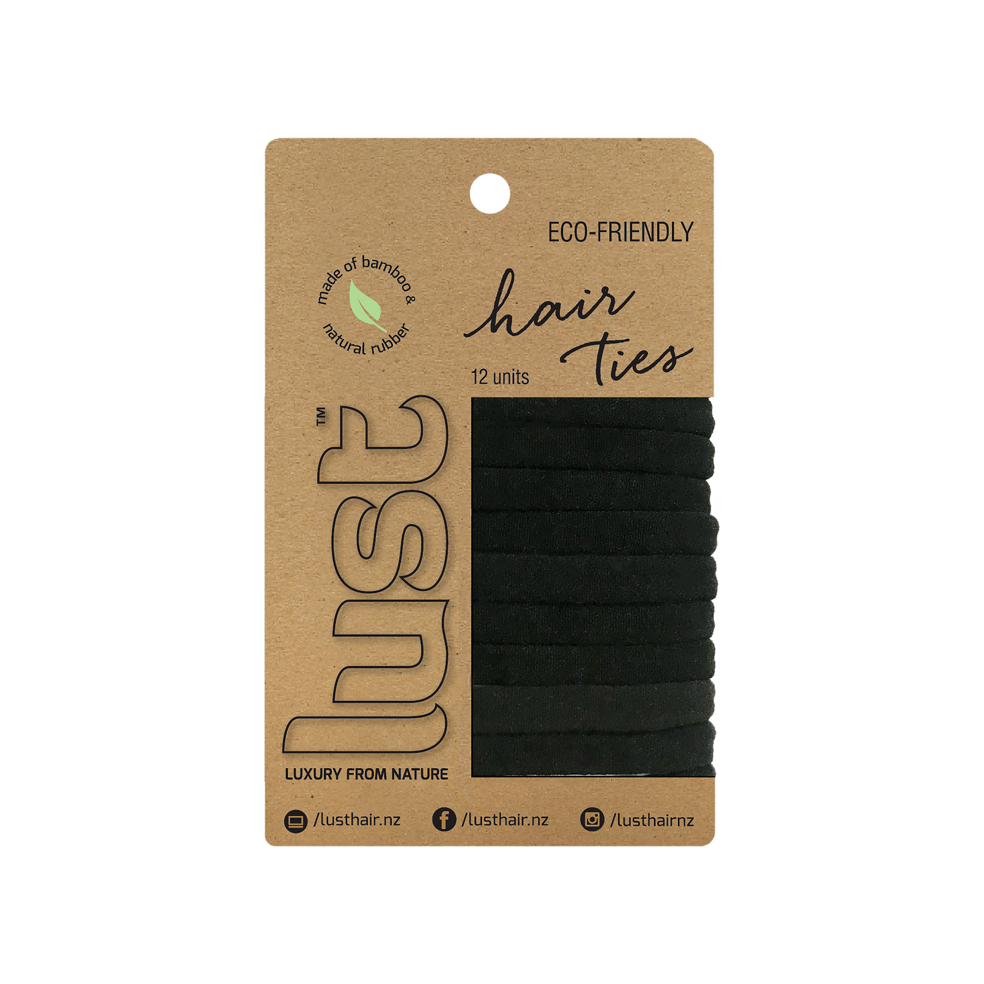 Lust Haircare Eco-Friendly Hair Ties -Icon Haircare & Beauty NZ-1