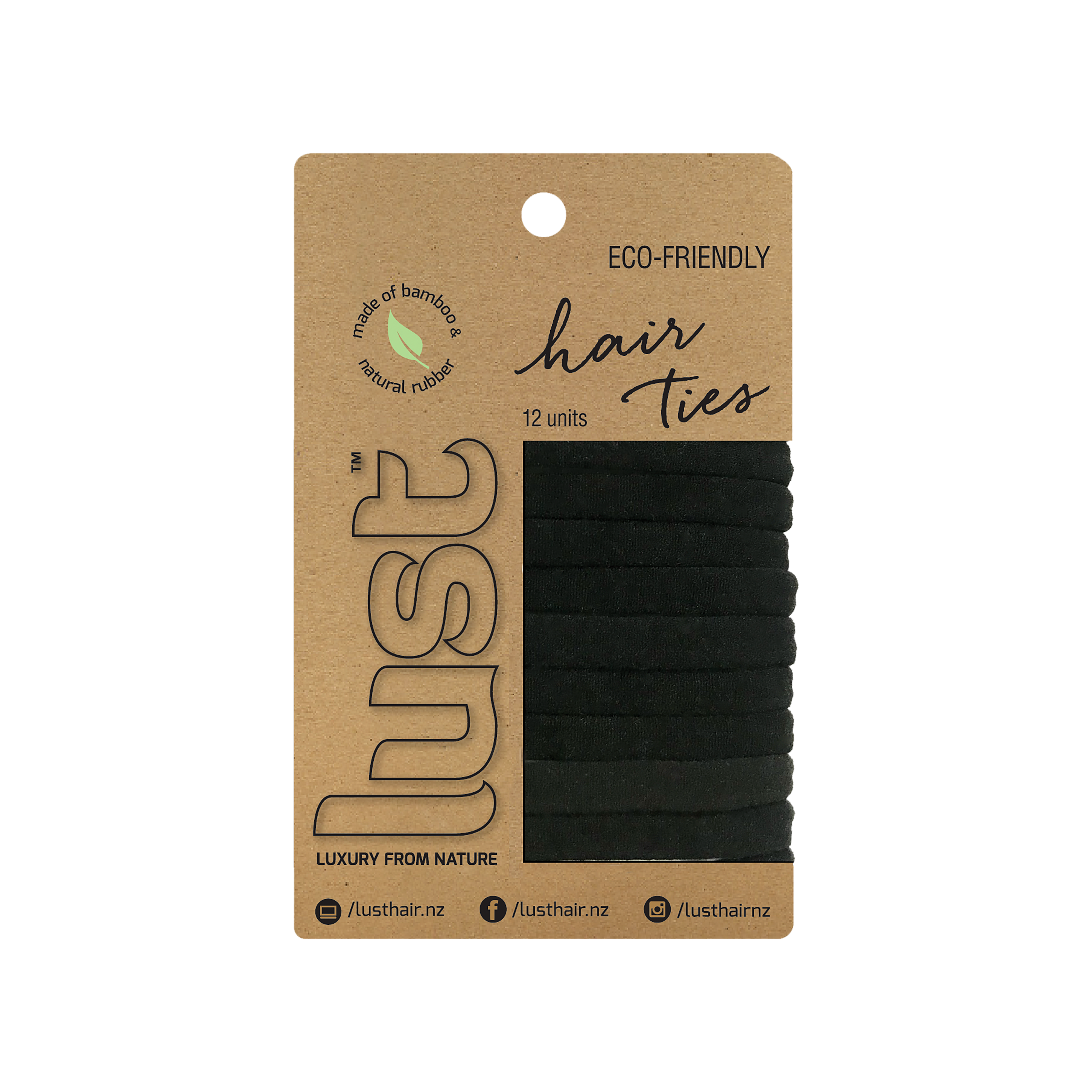 Lust Haircare Eco-Friendly Hair Ties -Icon Haircare & Beauty NZ-1