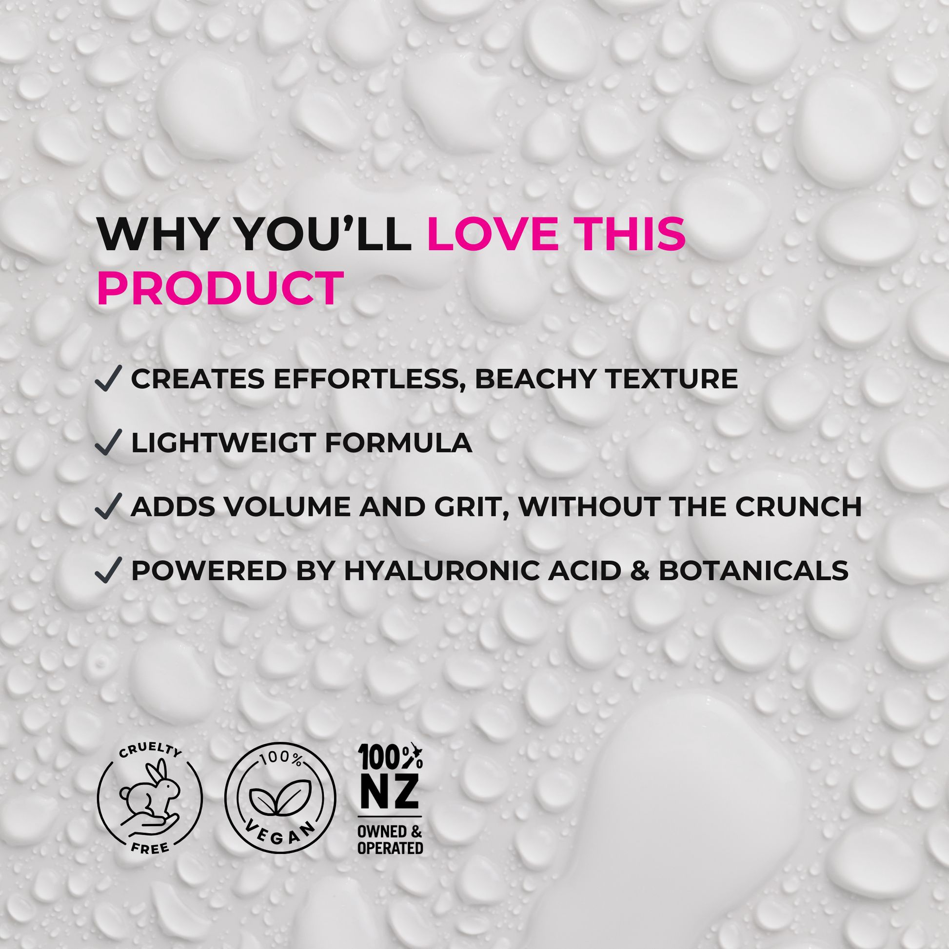 Lust Haircare Sea Salt Spray & Texture Spray-Icon Haircare & Beauty NZ-3