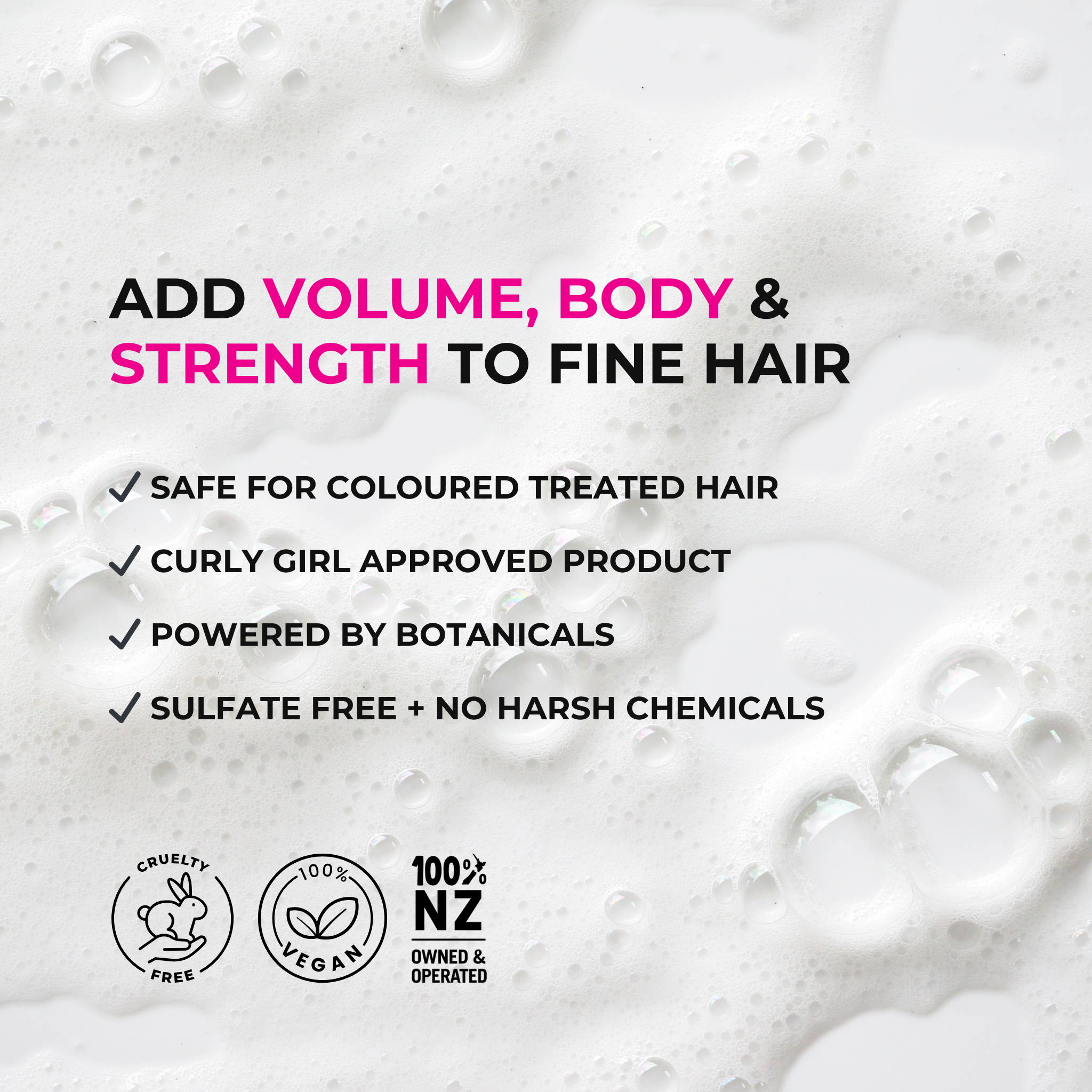Lust Haircare Volume Shampoo-Icon Haircare & Beauty NZ-3