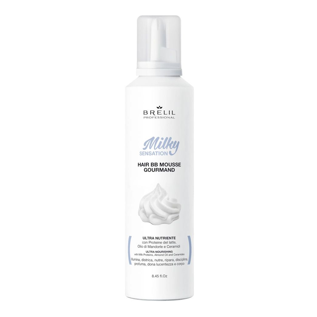 Brelil Milky Sensation BB Hair Mousse Gourmand 250ml-Icon Haircare and beauty NZ-1