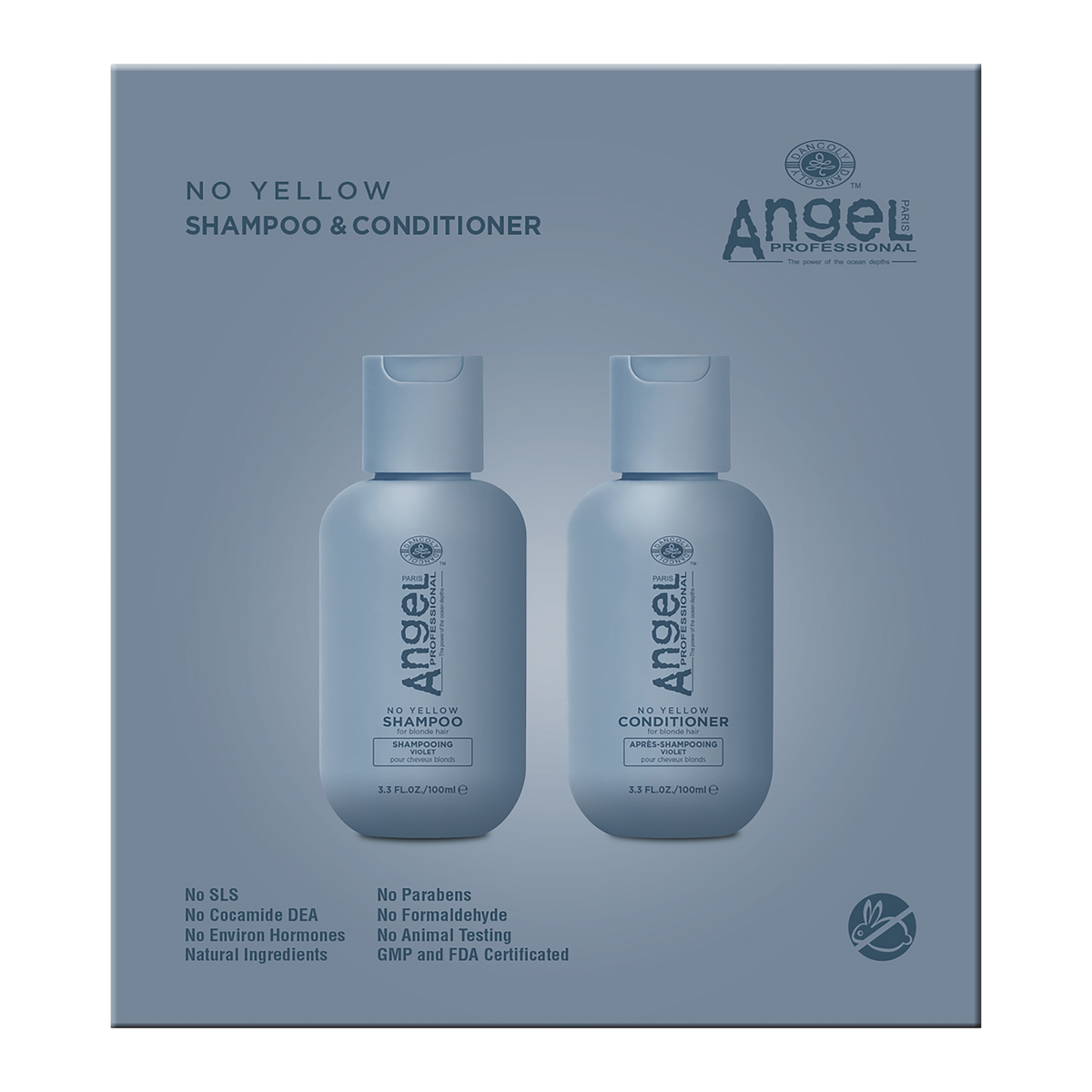 Angel Professional No Yellow Travel Duo 100ml x2